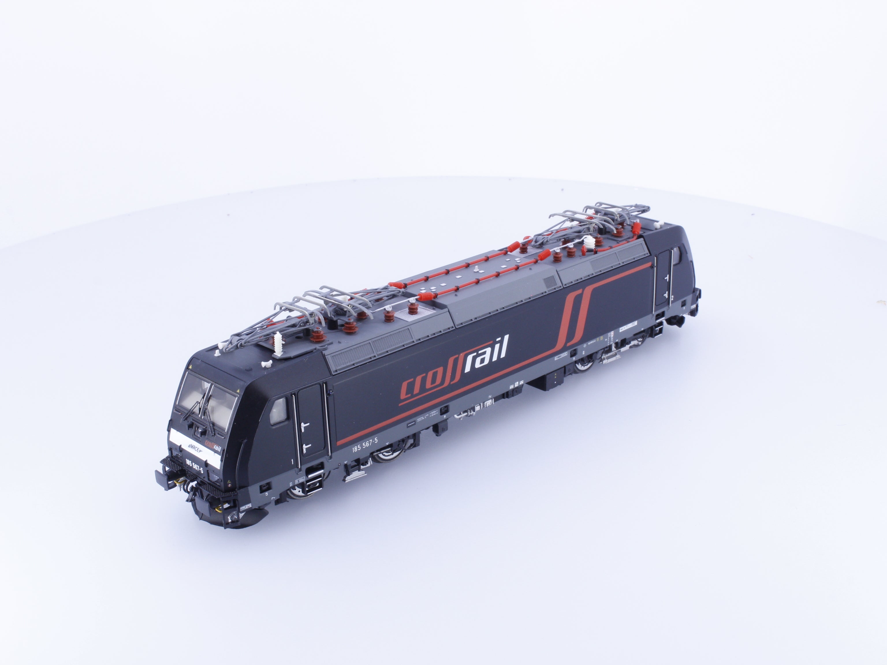 RailTop-Modell 11002 HO Private BR 185 MCRE/Crossrail E-Lok 567-5 DCC