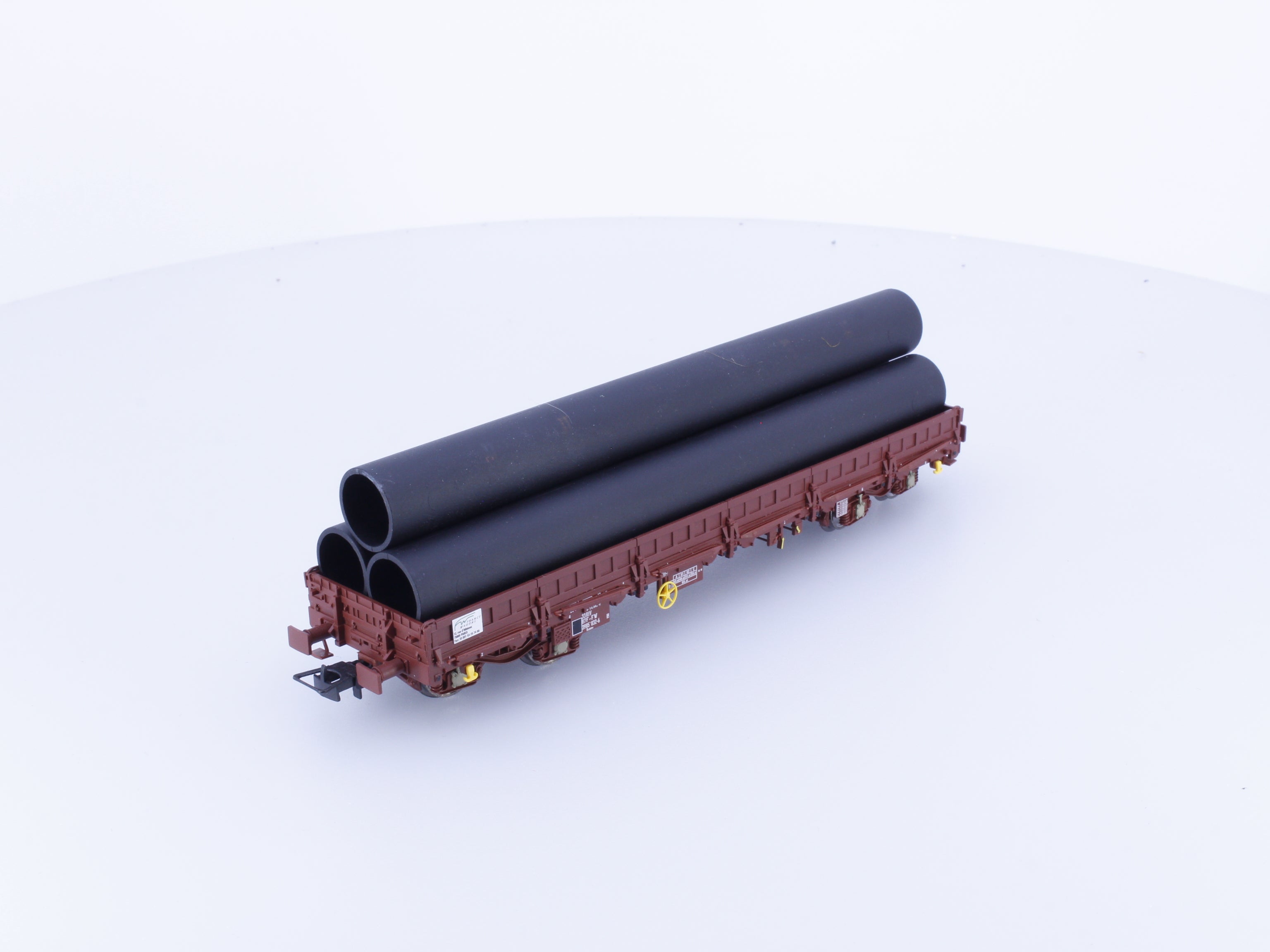 Jouef HJ6093 HO SNCF Wagon Plat Remms avec Chargement Tubes 832-6