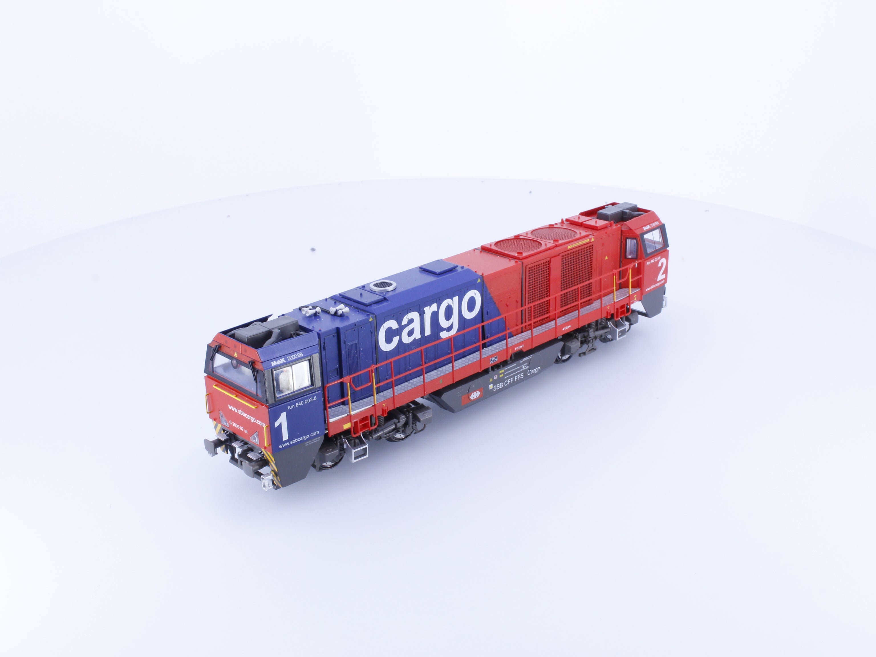 Mehano 6677 HO SBB-CFF-FFS T275-Sym Cab Vossloh G 2000 Diesel Locomotive 003-8 DCC