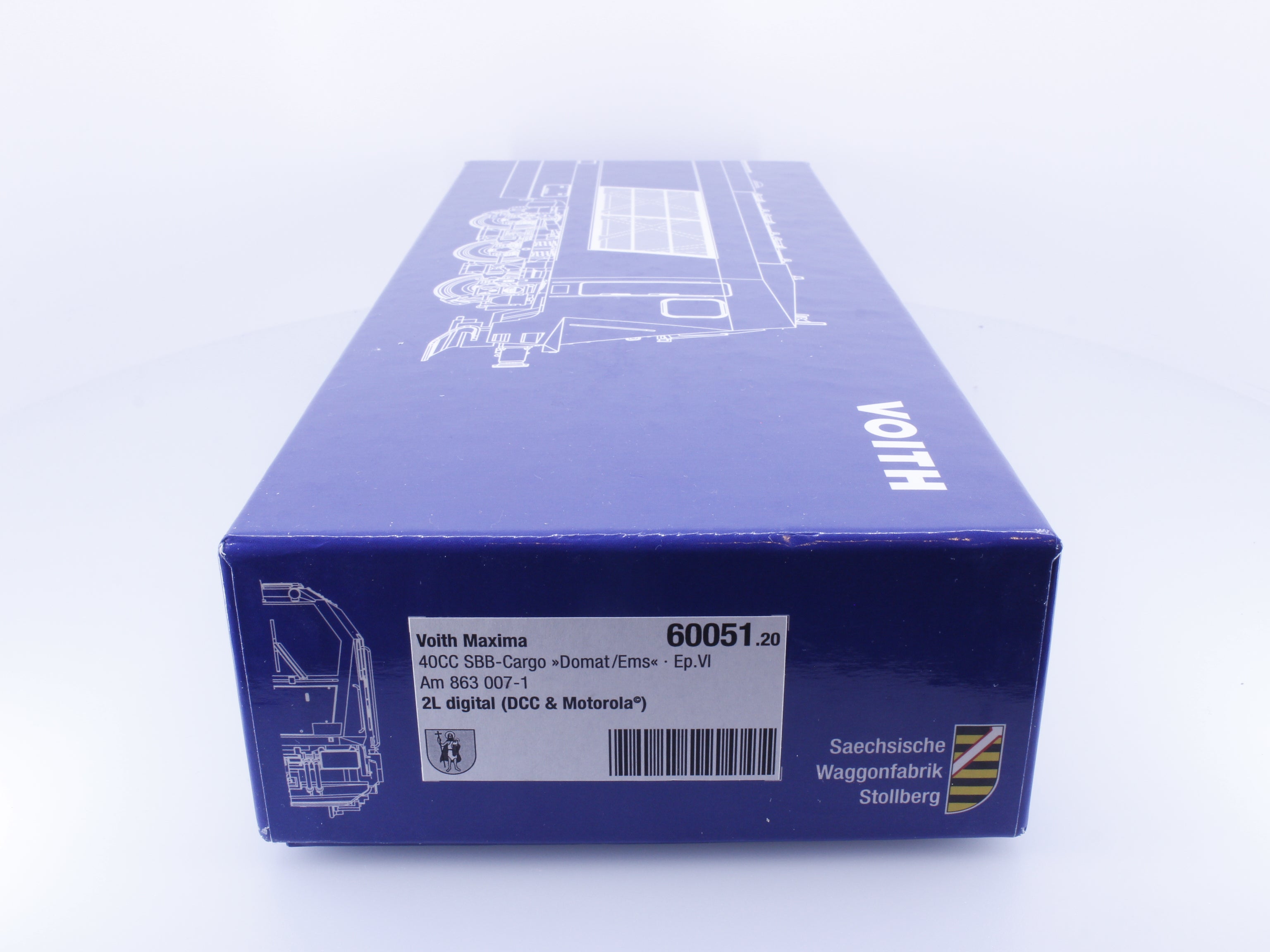 Voith 60051.20 HO SBB-CFF-FFS Am 863 Cargo Maxima 40cc Diesel Locomotive 007-1 DCC