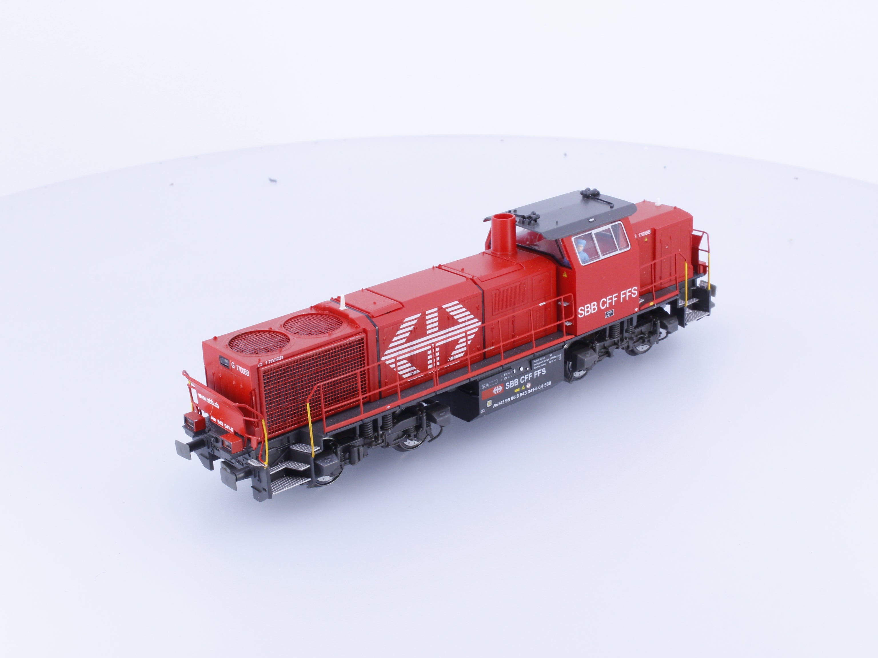 Mehano 57591 HO SBB-CFF-FFS Am 843 G 1700 Diesel Locomotive 041-5 DCC