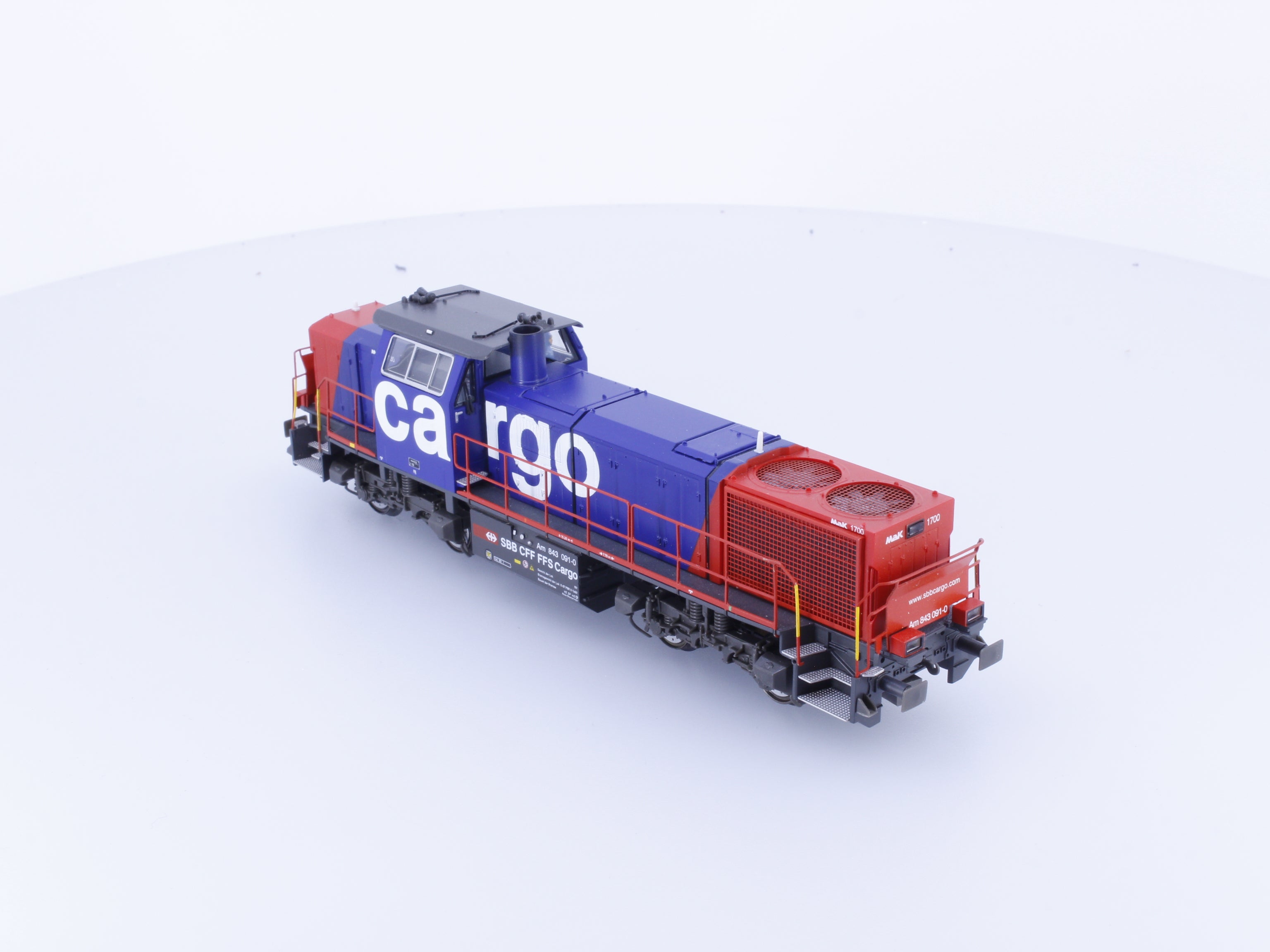 Mehano 55310 HO SBB-CFF-FFS Am 843 G 1700 Cargo Diesel Locomotive 091-0 DCC