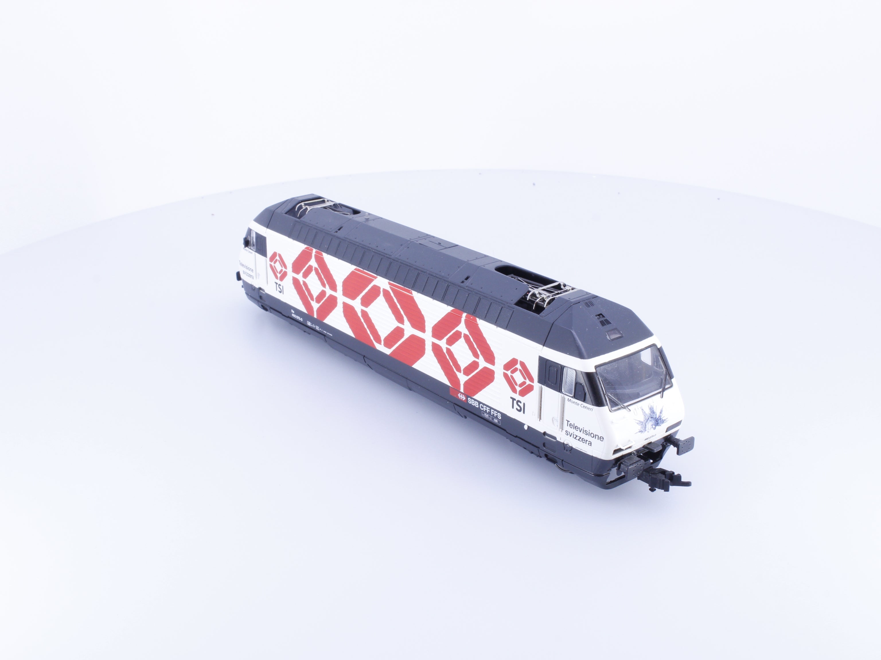 Roco 43753 HO SBB-CFF-FFS RE 460 Radio Svizzera RSI RETE 1,2,3 E-Lok 073-0 DCC