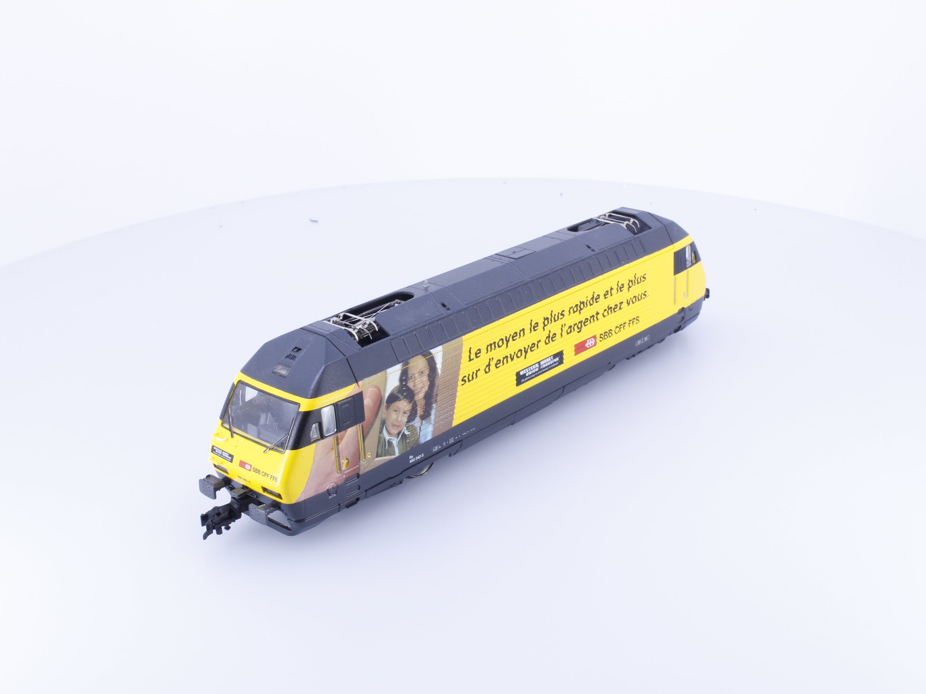 Roco 43655WU HO SBB-CFF-FFS RE 460 Western Union Money Transfer E-Lok 042-5 DCC