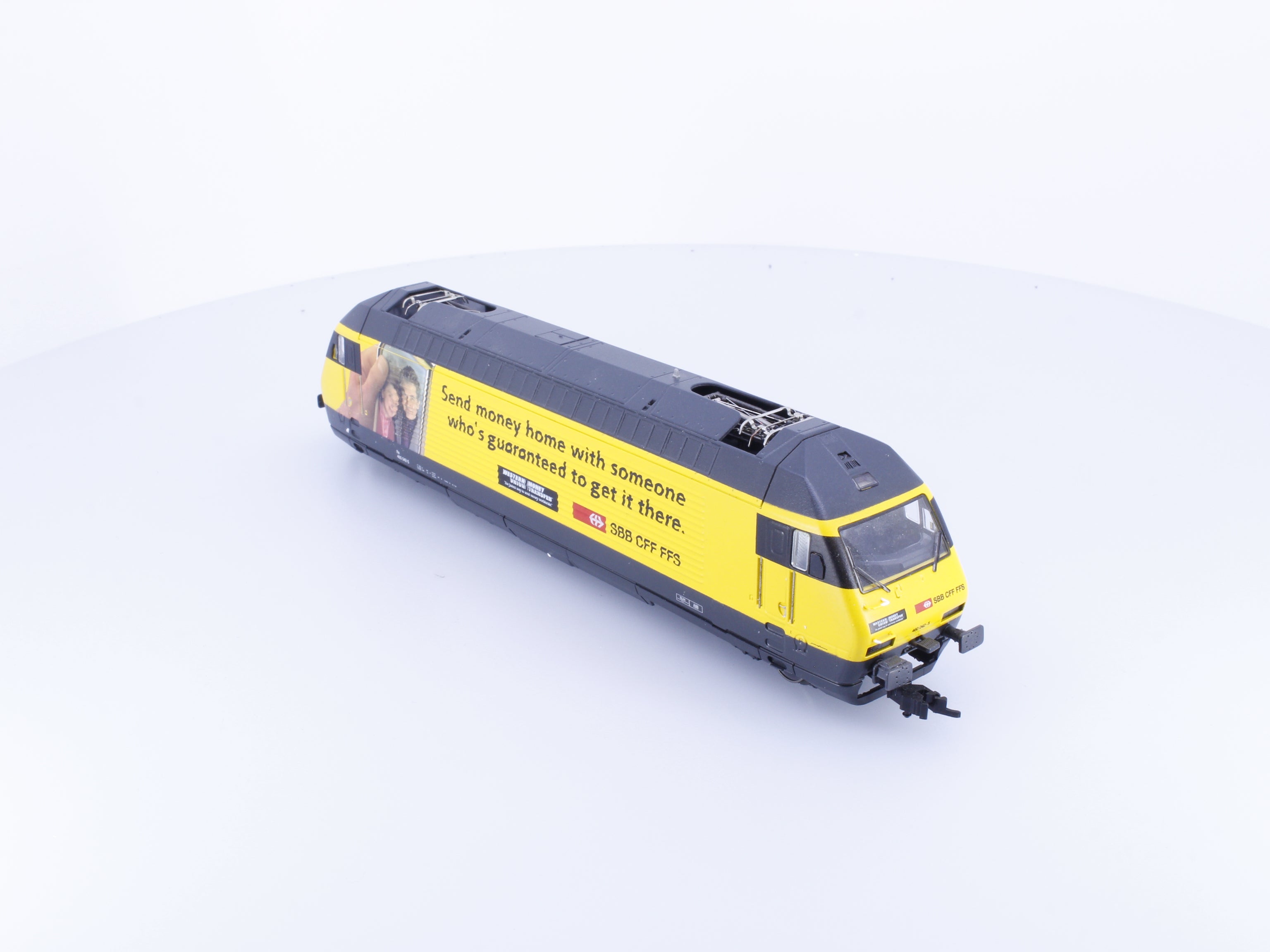 Roco 43655WU HO SBB-CFF-FFS RE 460 Western Union Money Transfer E-Lok 042-5 DCC