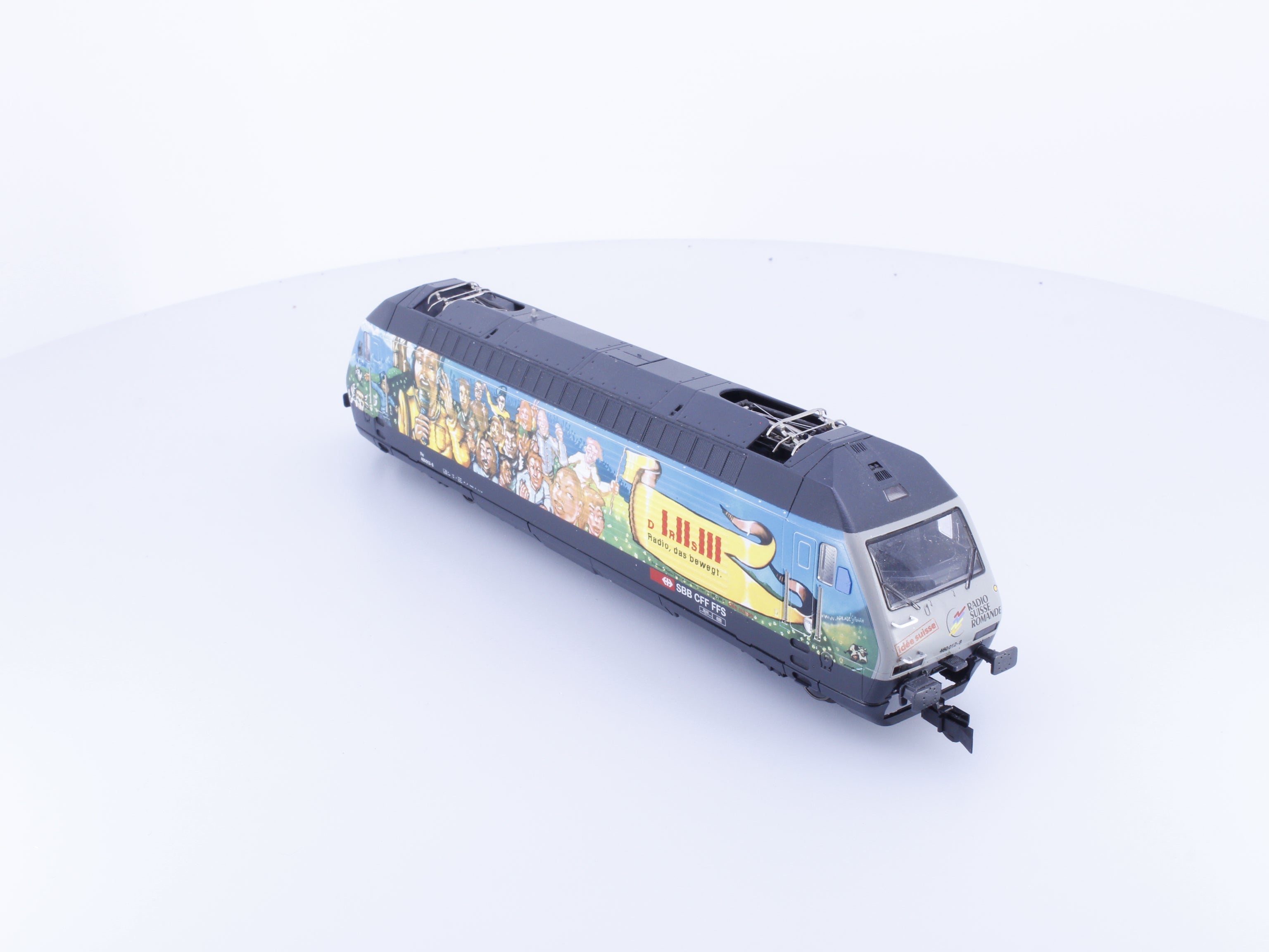 Roco 43655DRS HO SBB-CFF-FFS Re 460 Radio Suisse Romande E-Lok 012-8 DCC