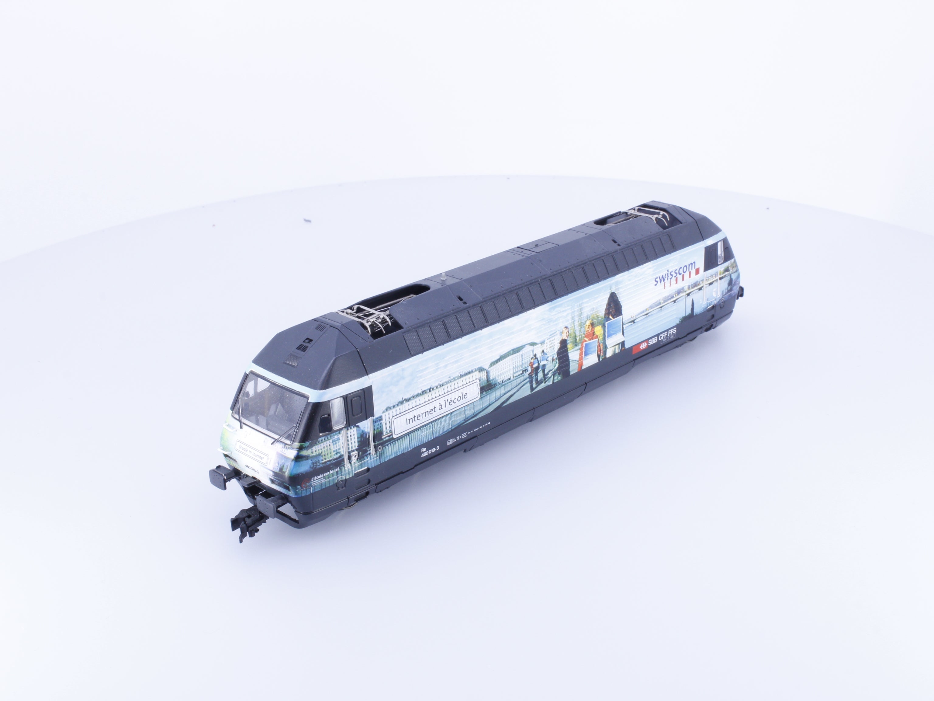 Roco 43656.10 HO SBB-CFF-FFS RE 465 Swisscom Internet a L'ecole E-Lok 019-3 DCC