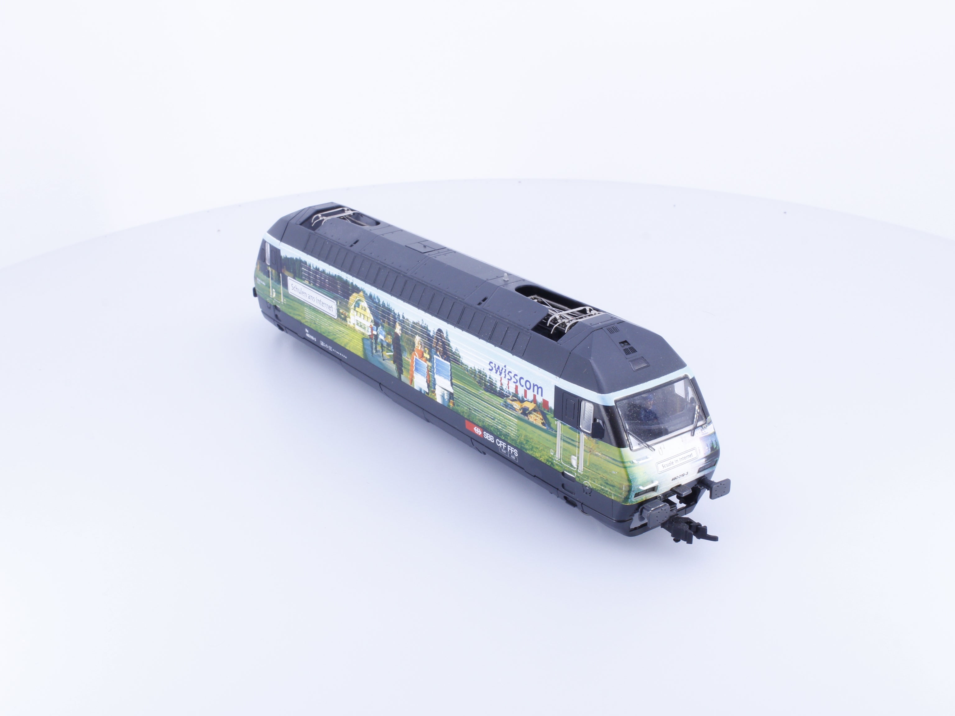 Roco 43656.10 HO SBB-CFF-FFS RE 465 Swisscom Internet a L'ecole E-Lok 019-3 DCC
