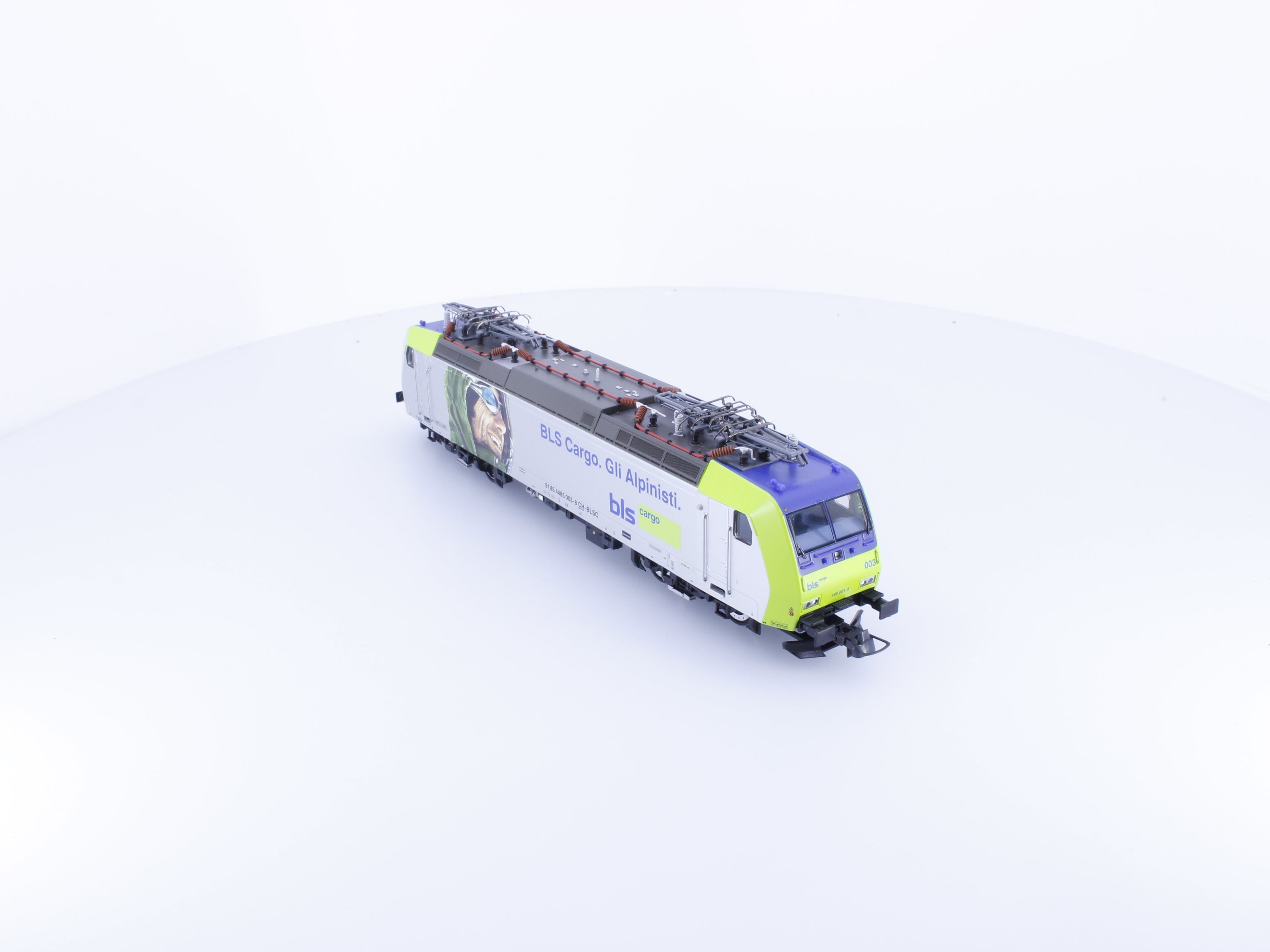 Roco 62498 HO BLS RE 485 Die Alpinisten E-Lok 003-8 DCC