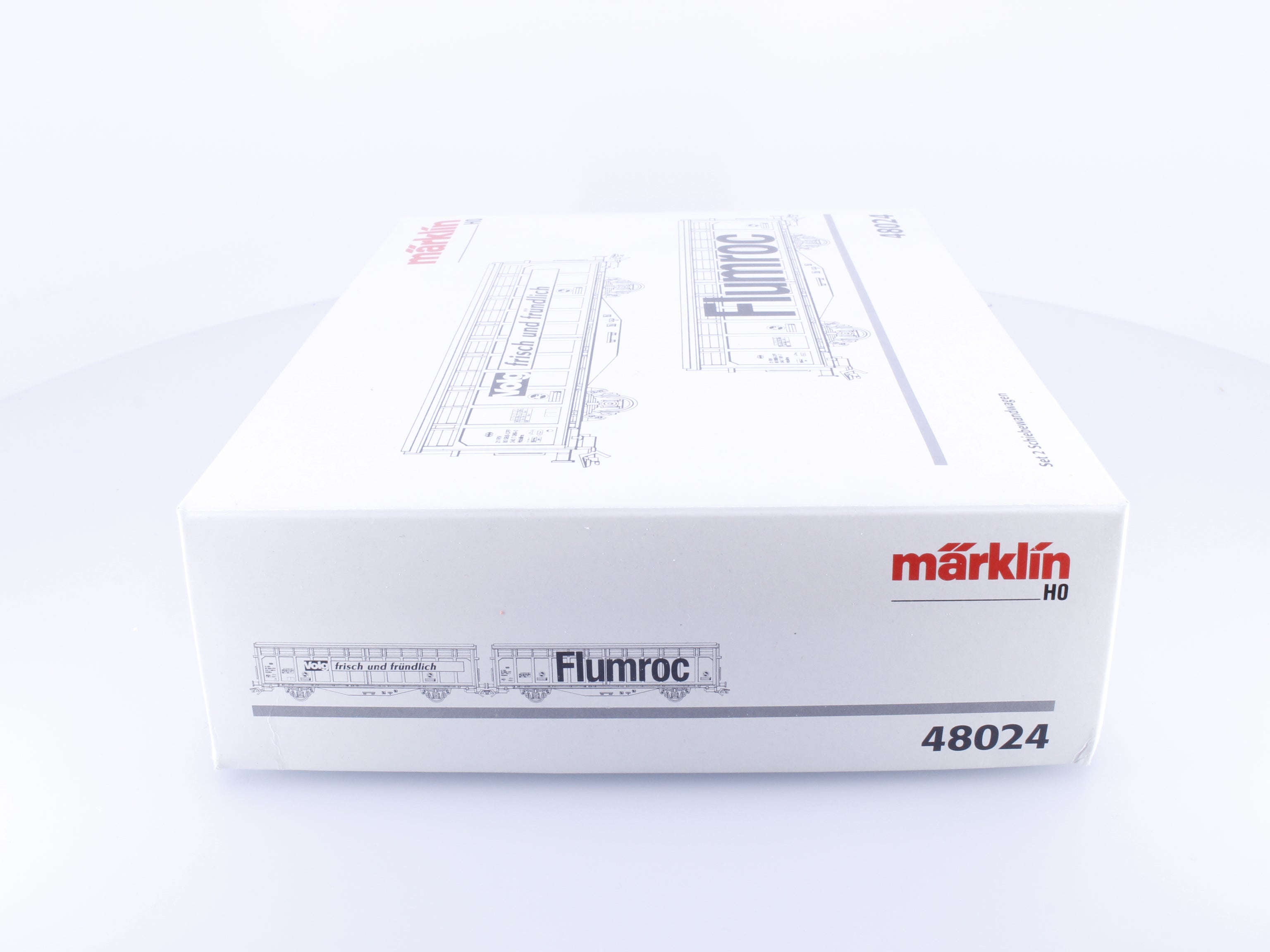 Marklin 48024 HO SBB-CFF-FFS Set 2 Schiebewandwagen Volg, Flumroc 2457089-0