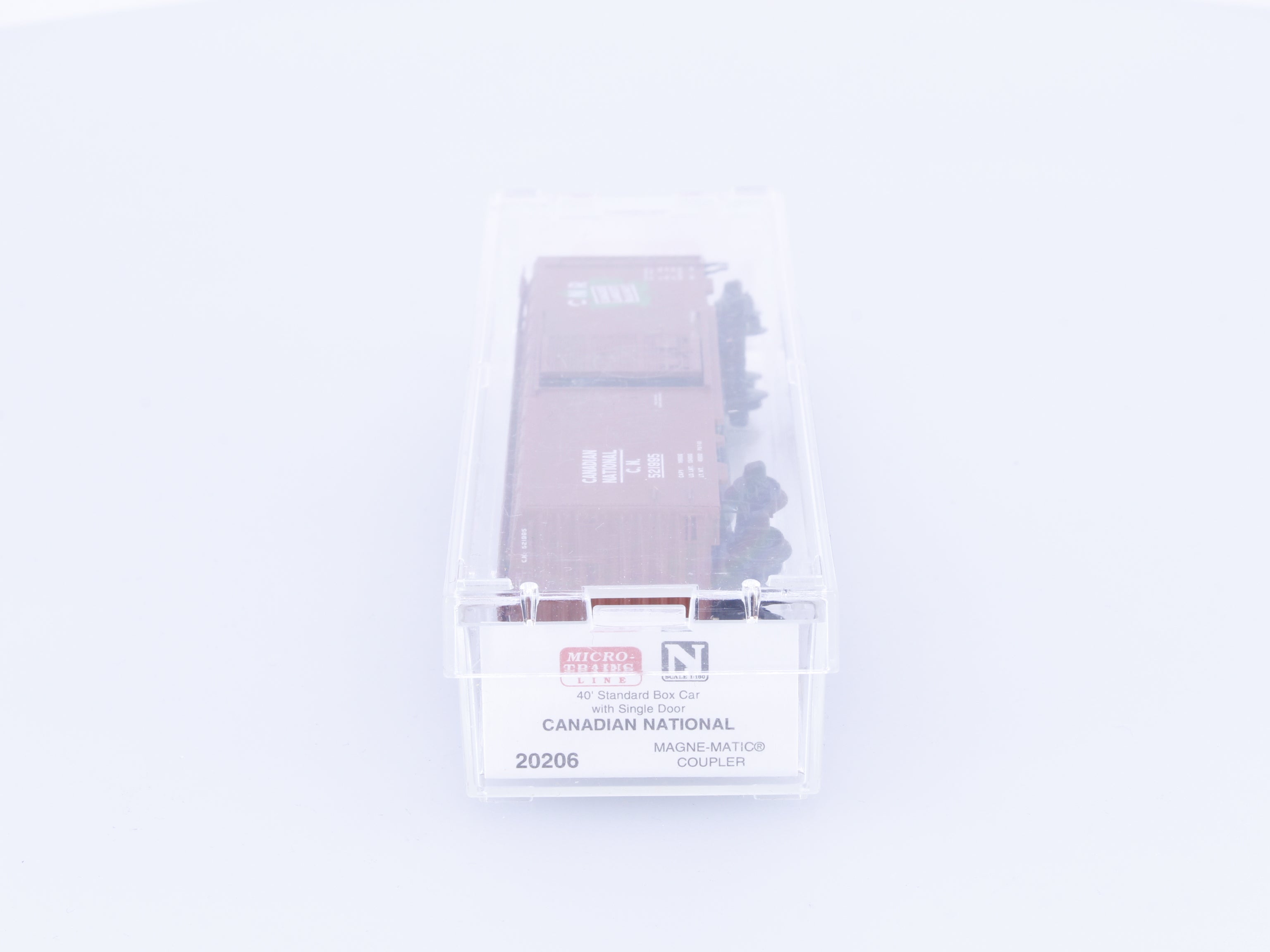Micro Trains 20206 N 40' Standard Box Car Single Door Canadian National (CN) 521995