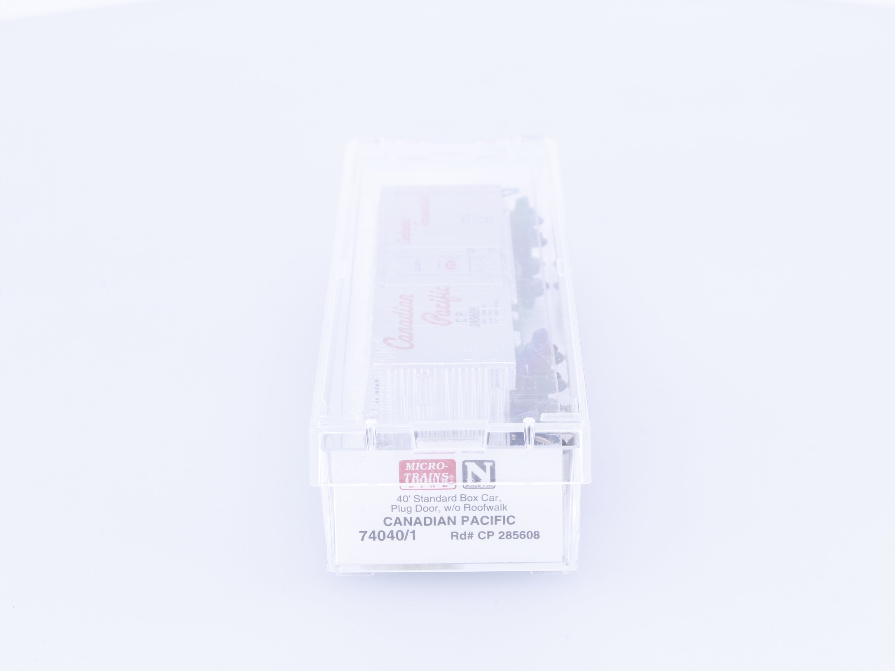 Micro Trains 74040/1 N 40' Steel Plug Door Boxcar Canadian Pacific (CP) 285608
