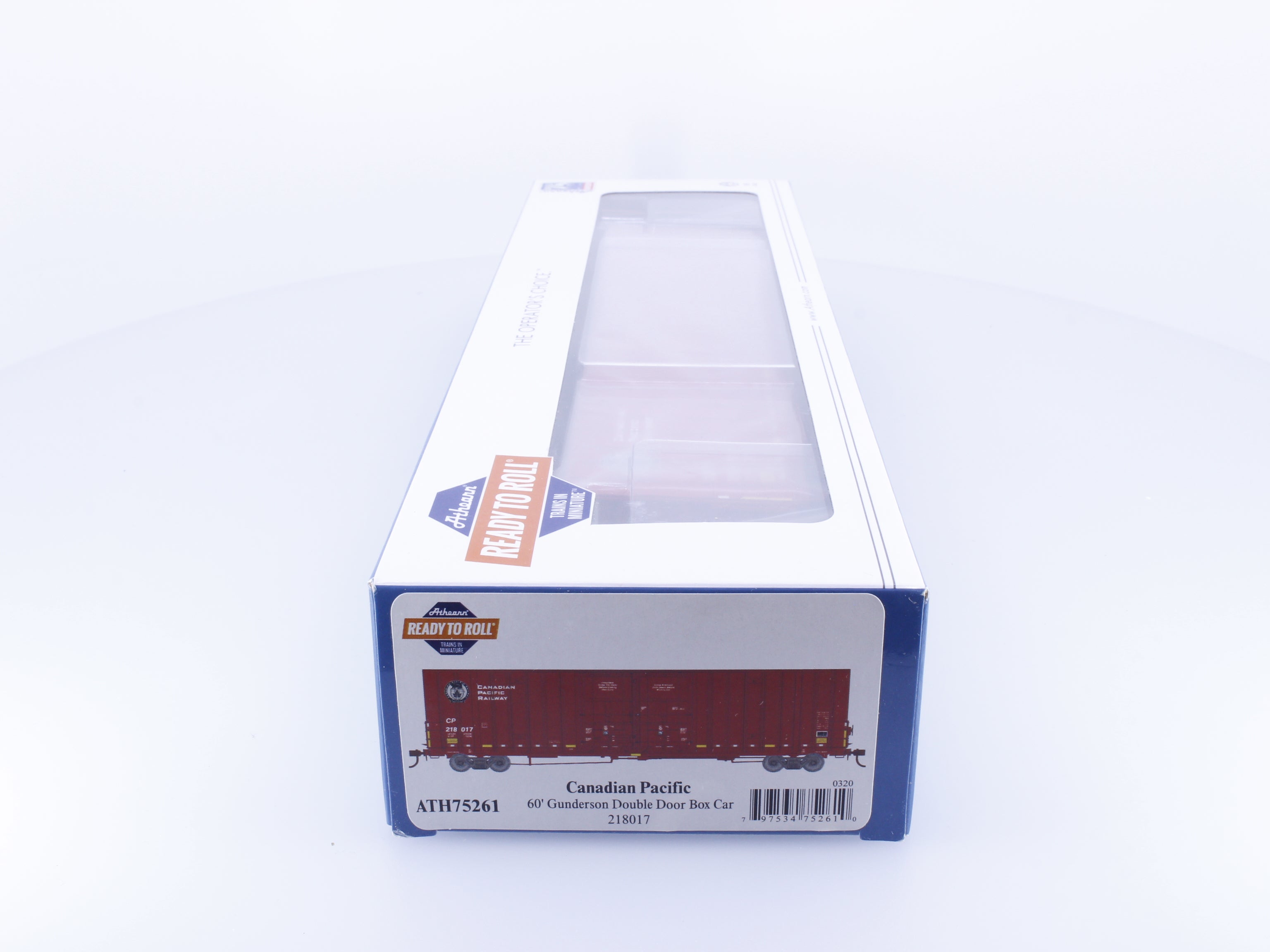 Athearn ATH75261 HO 60' Gunderson Double Door Box Car Canadian Pacific (CP) 218017