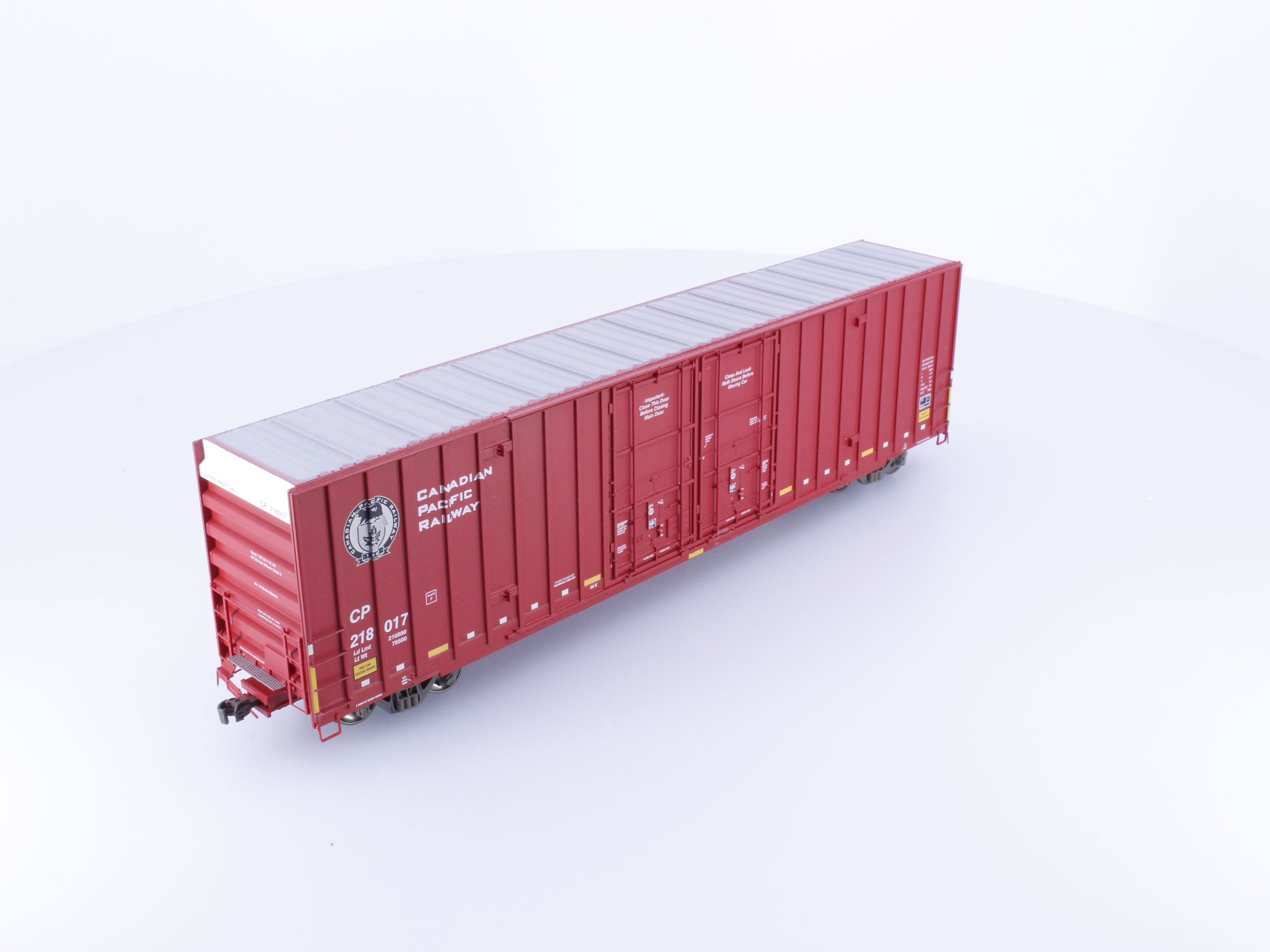 Athearn ATH75261 HO 60' Gunderson Double Door Box Car Canadian Pacific (CP) 218017
