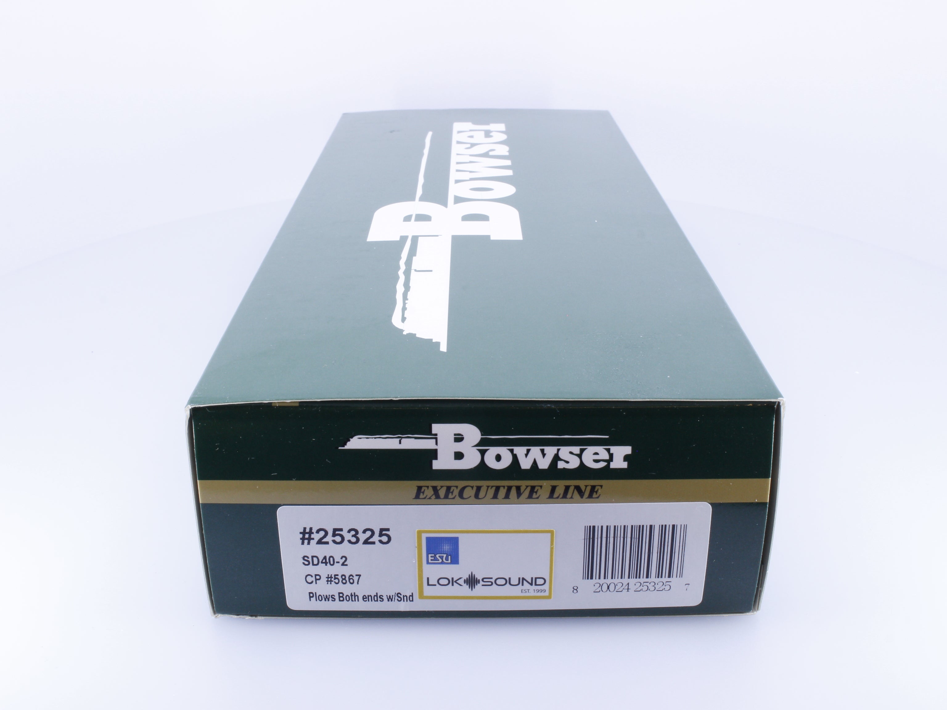 Bowser 25325 HO SD40-2 Diesel Locomotive Plows on Both Ends Canadian Pacific (CP) 5867 DCC & Sound