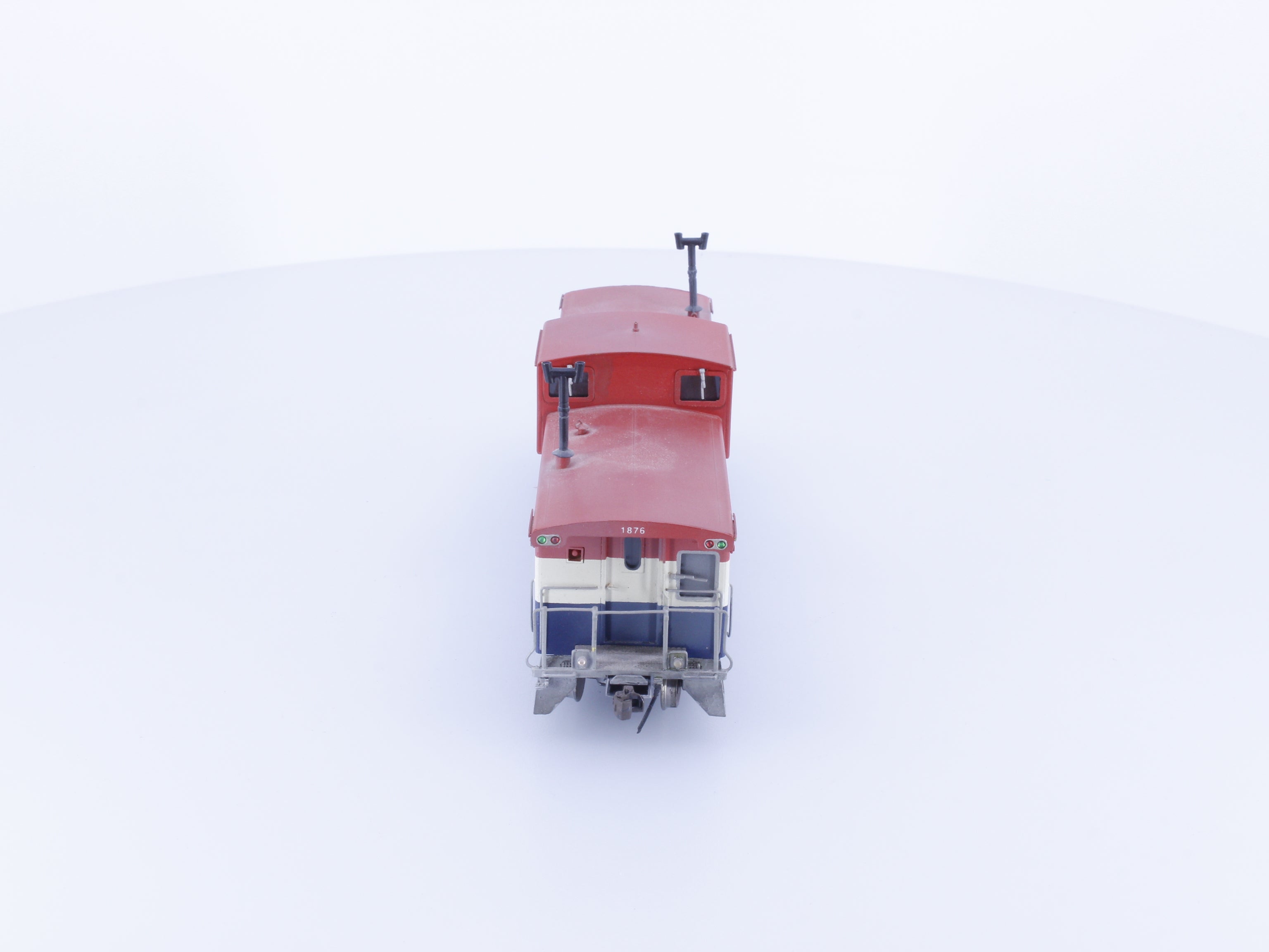 Overland 3862 HO Brass W-V Caboose Built 1973 Factory Painted and Weathered BC Rail (BCOL) 1876