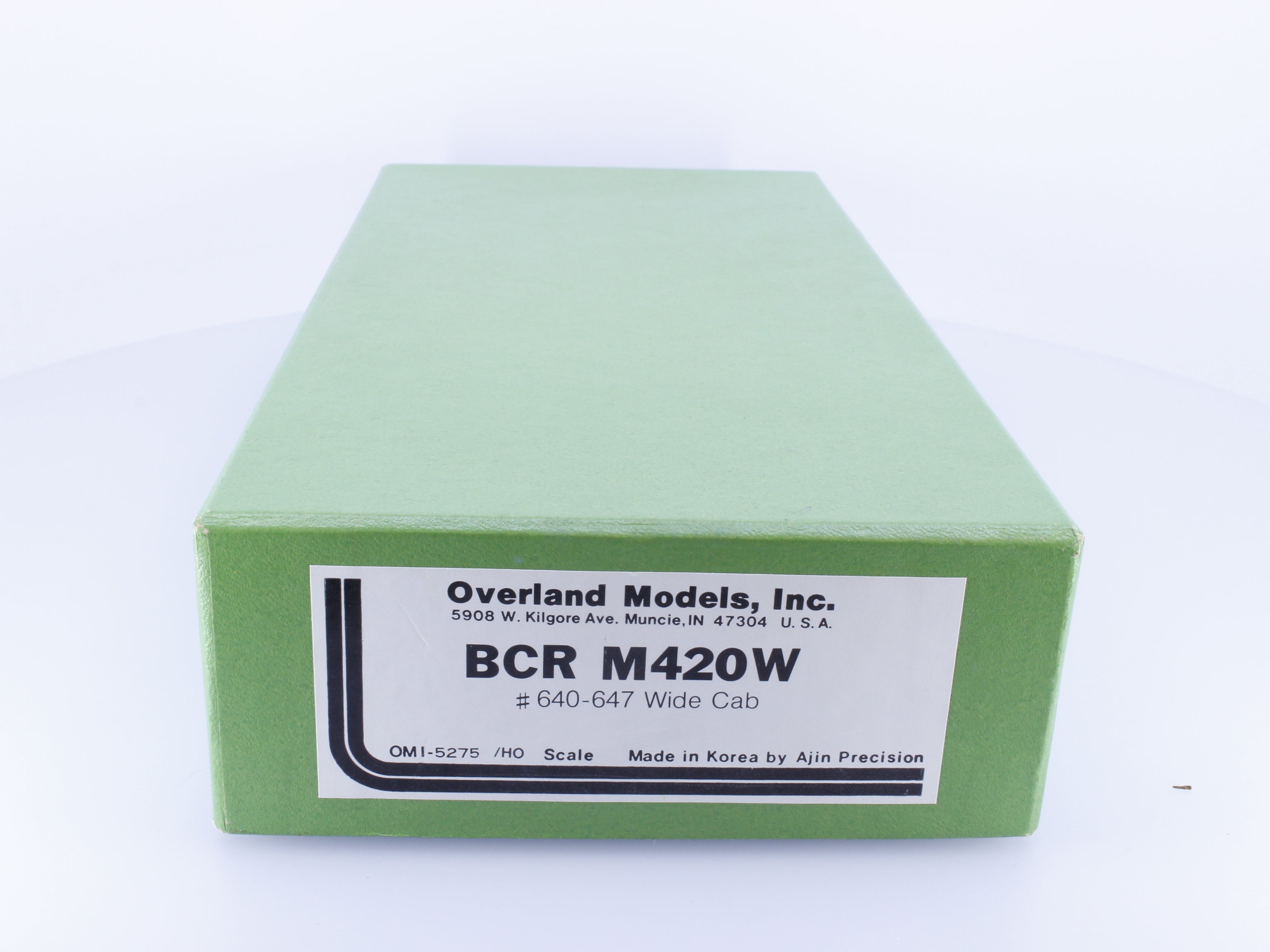 Overland 5275 HO Brass BCR M420W Diesel Locomotive Factory Paint and Weathered BC Rail (BCOL) 645 DCC