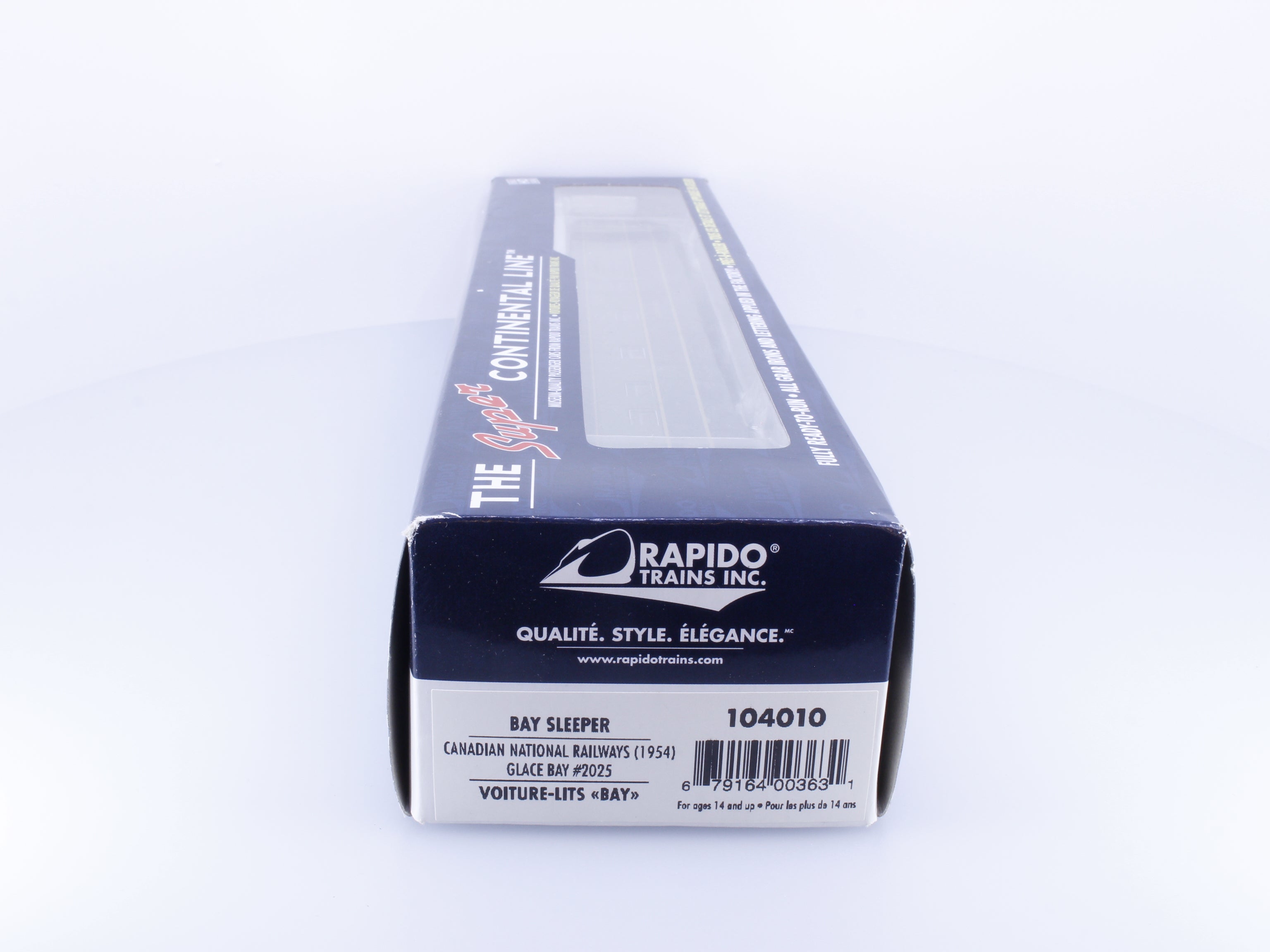 Rapido 104010 HO Bay Sleeper with Interior Lighting Canadian National (CN) Glace Bay