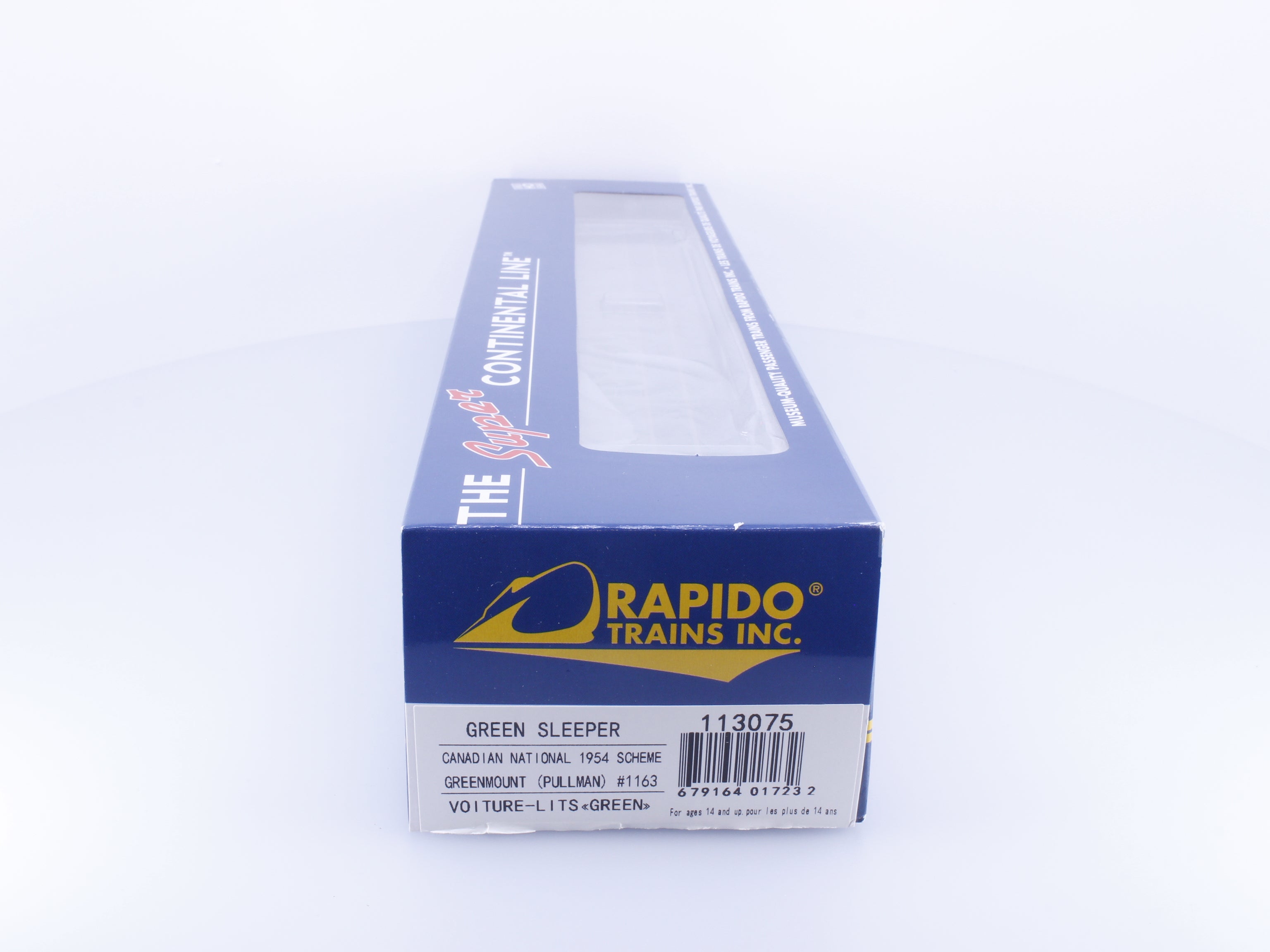 Rapido 113075 HO Green Sleeper Passenger Car Canadian National (CN) Green Mount