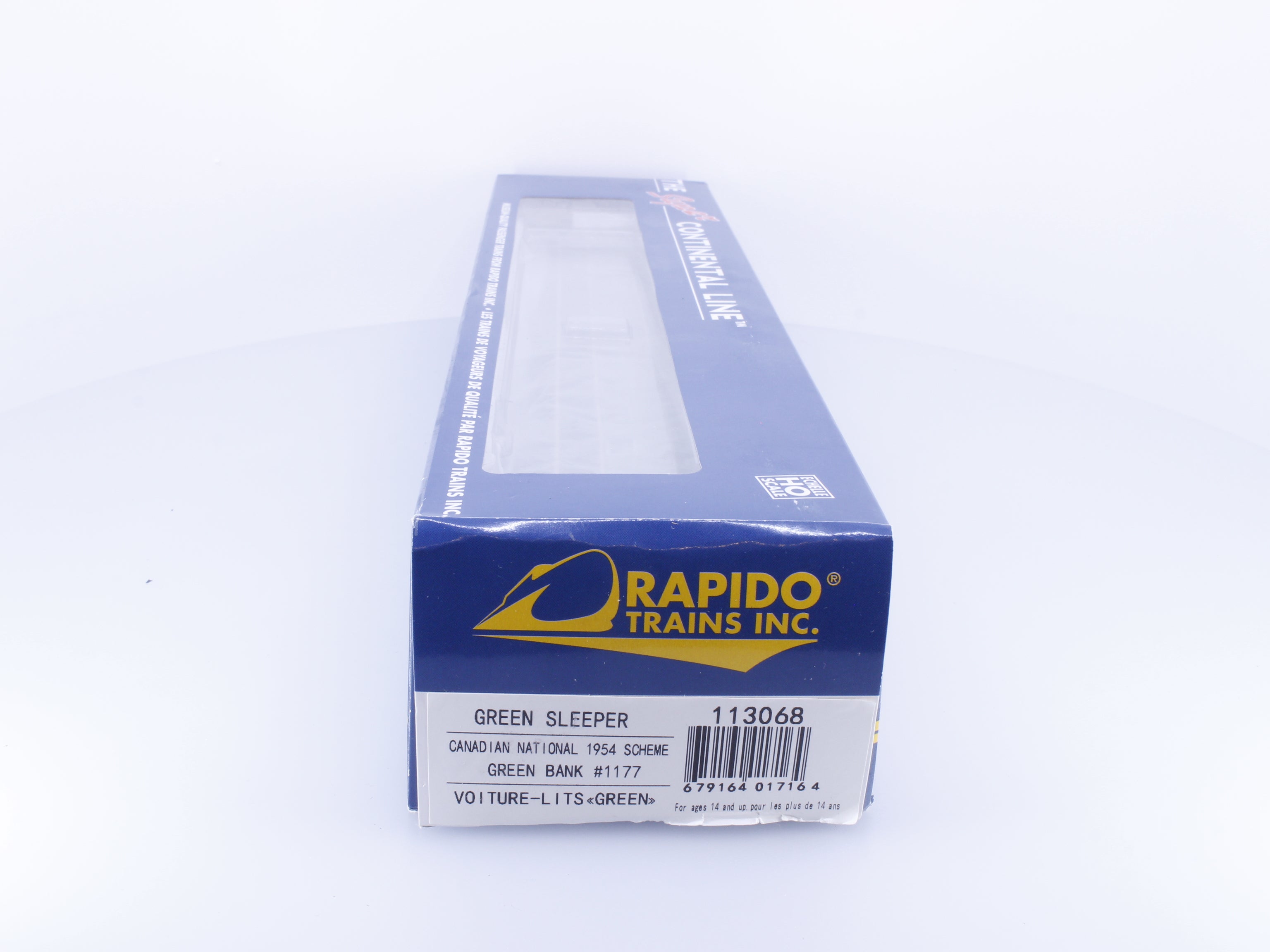 Rapido 113068 HO Green Sleeper Passenger Car Canadian National (CN) Green Bank