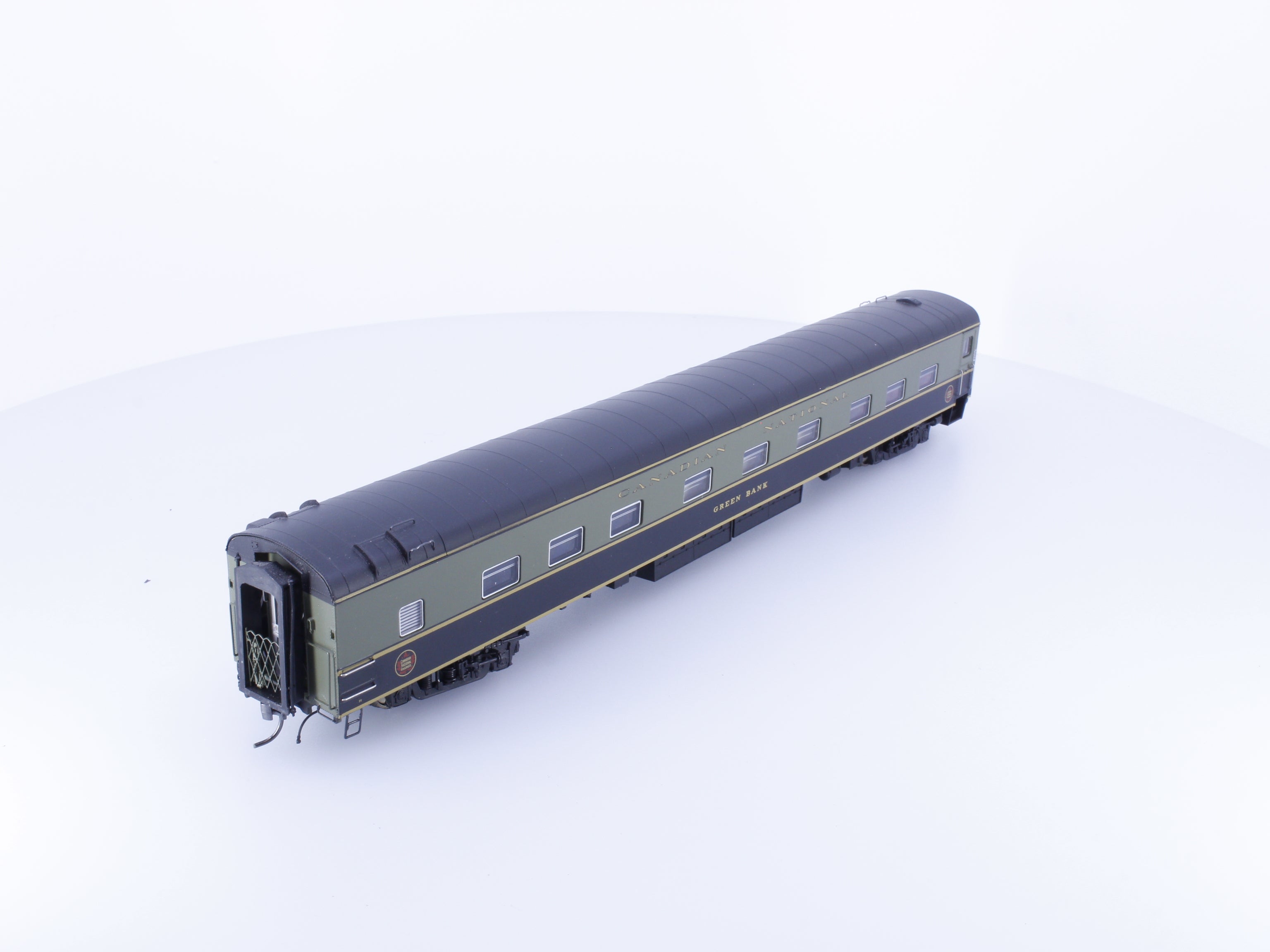 Rapido 113068 HO Green Sleeper Passenger Car Canadian National (CN) Green Bank