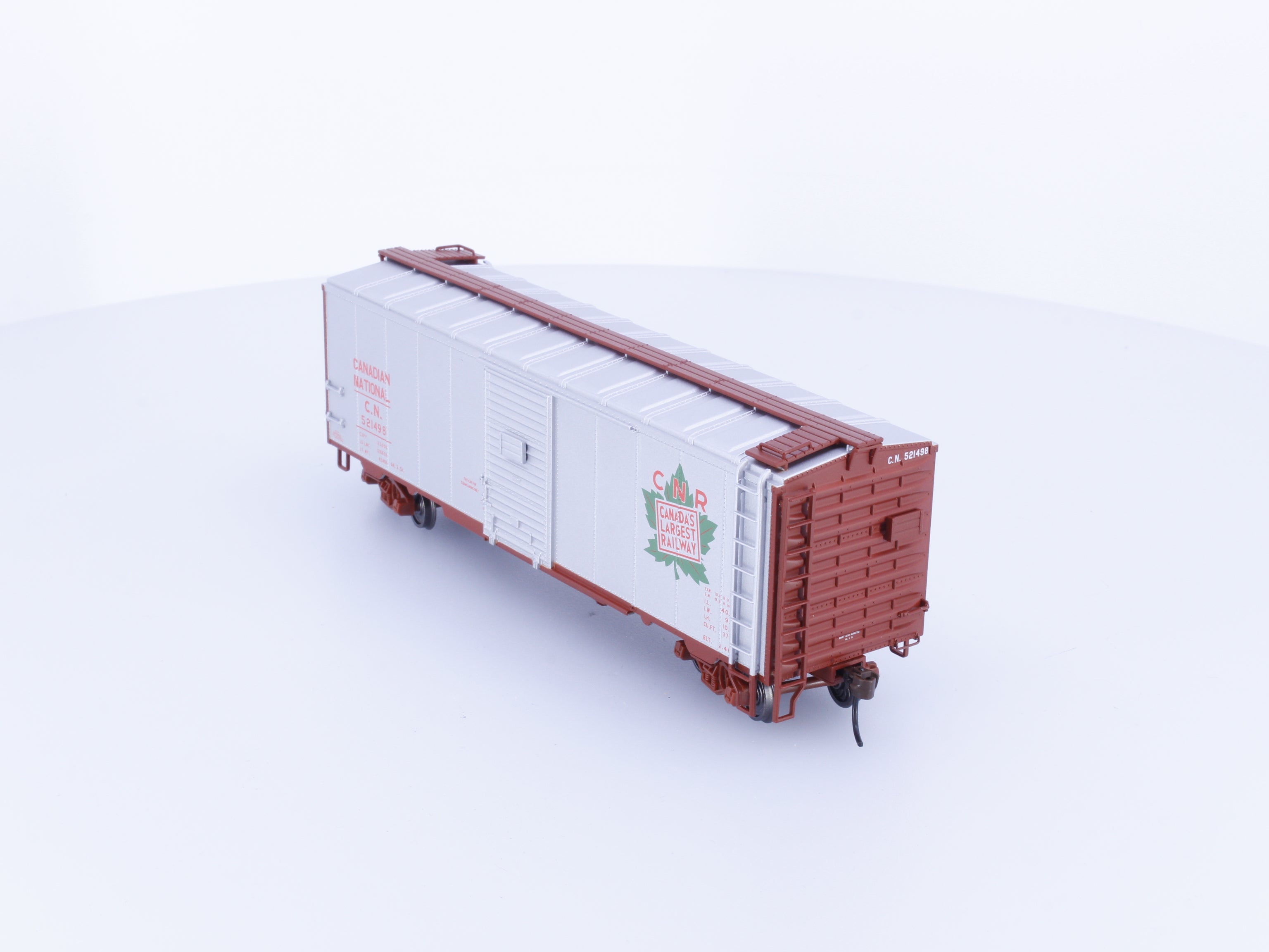 Trueline Trains 300034 HO 40' Steel Boxcar Canadian National (CN) 521498