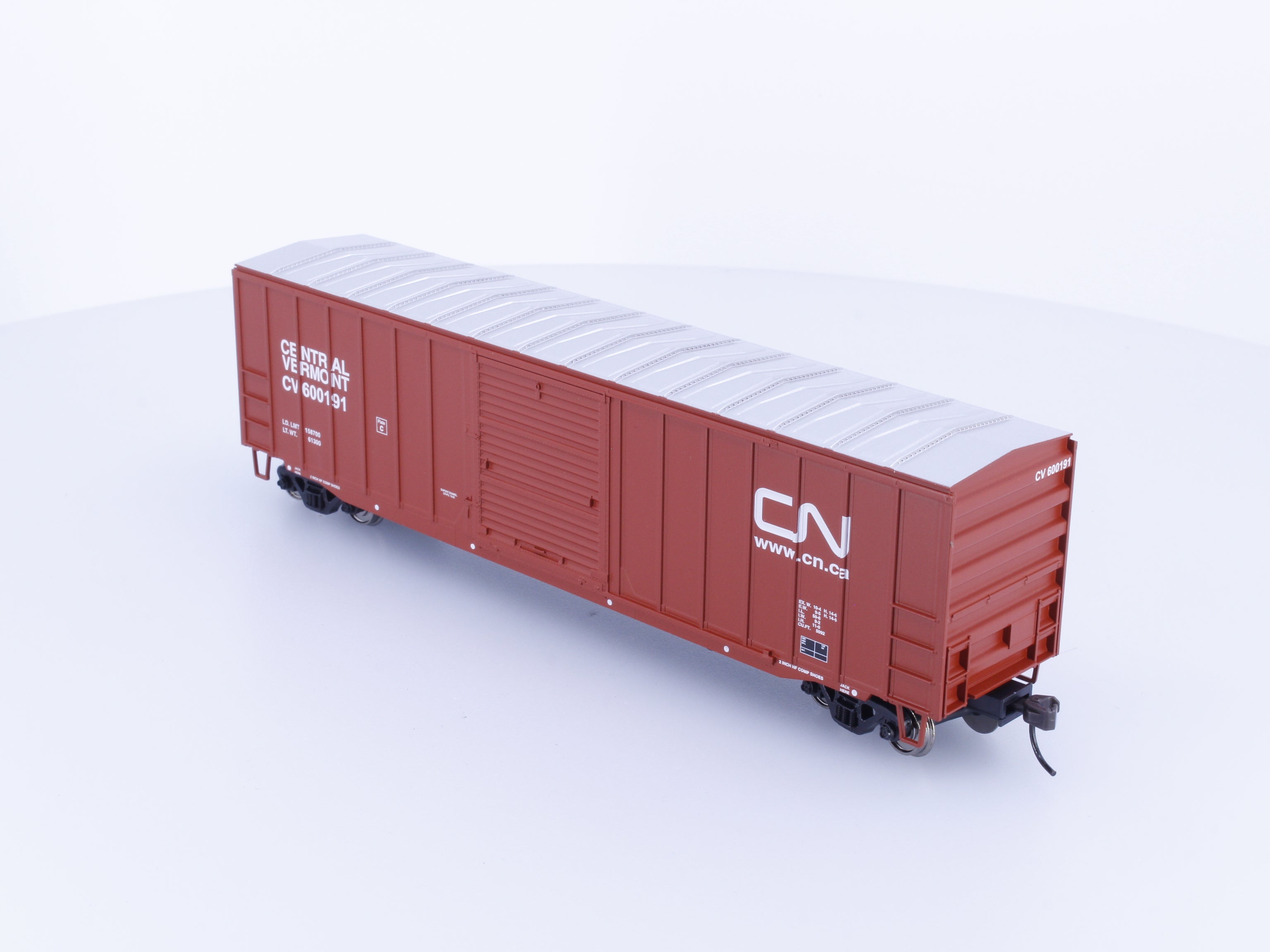 Trueline Trains TLT200512 HO ACF 50'6" Box Car Central Vermont (CV) 600191