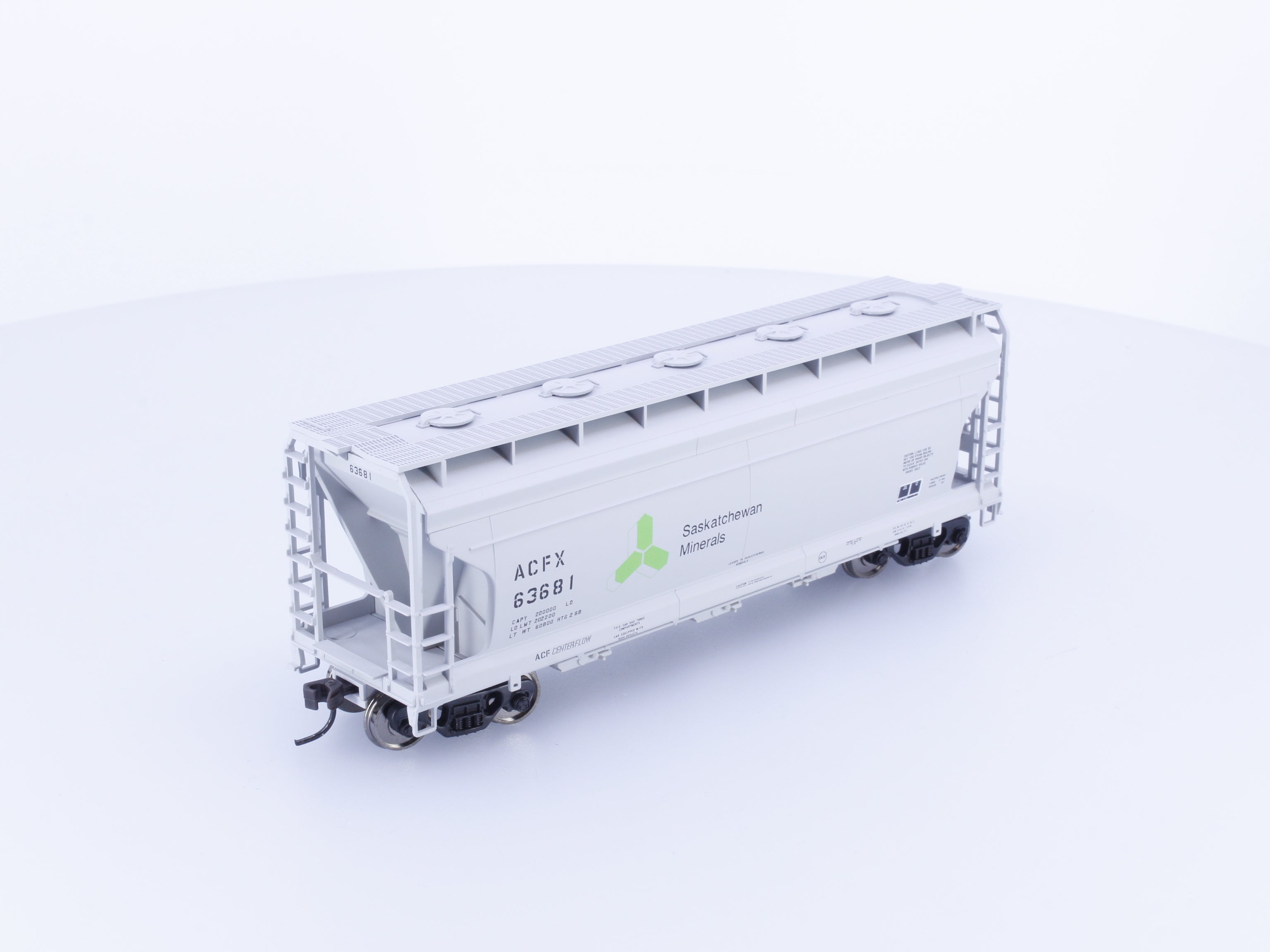 Trueline Trains TLT200538 HO ACF 3560 Covered Hopper Saskatchewan Minerals American Car and Foundry (ACF/ACFX) 63681