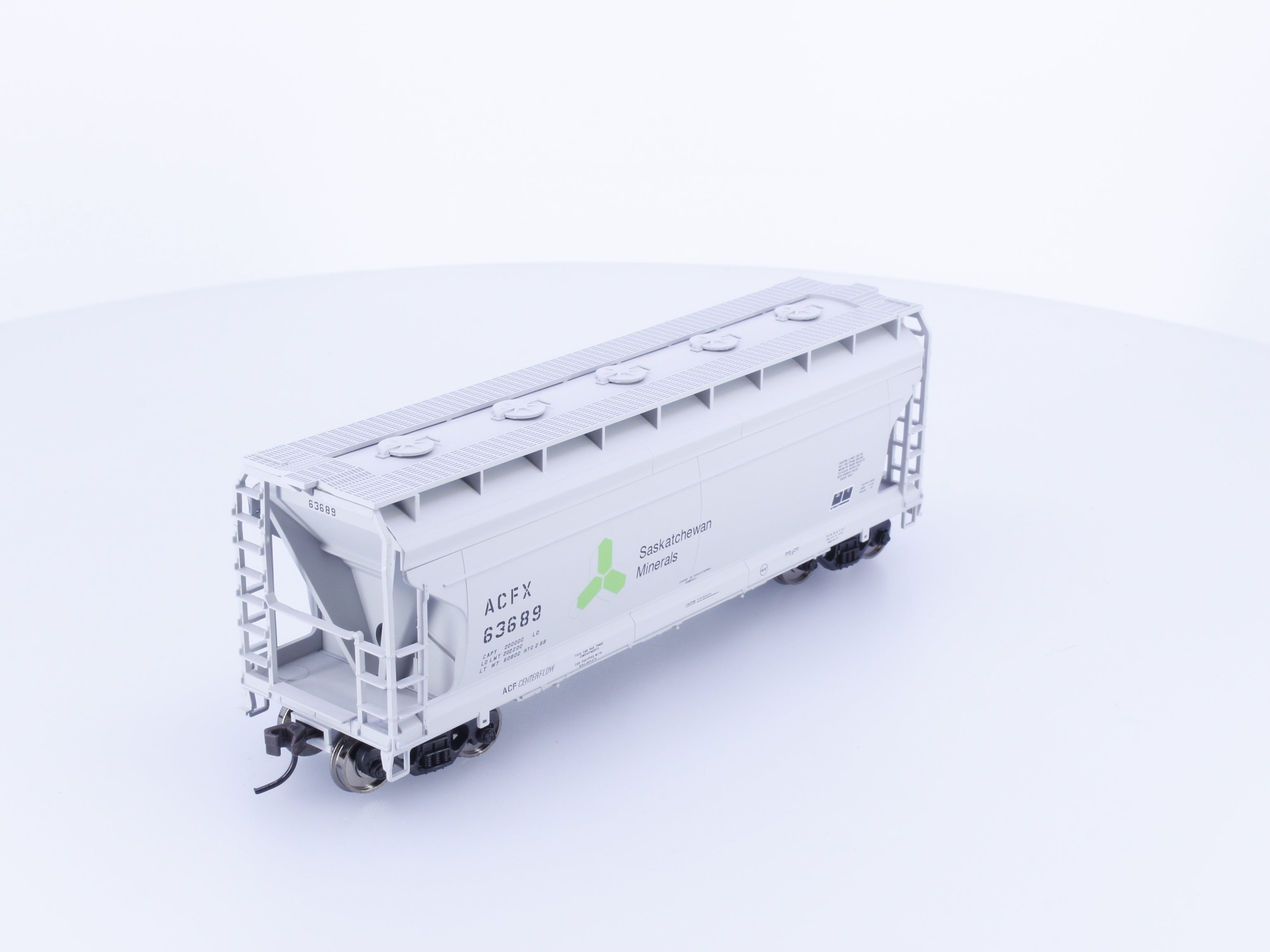 Trueline Trains TLT200541 HO ACF 3560 Covered Hopper Saskatchewan Minerals Saskatchewan (SKNX) 63689