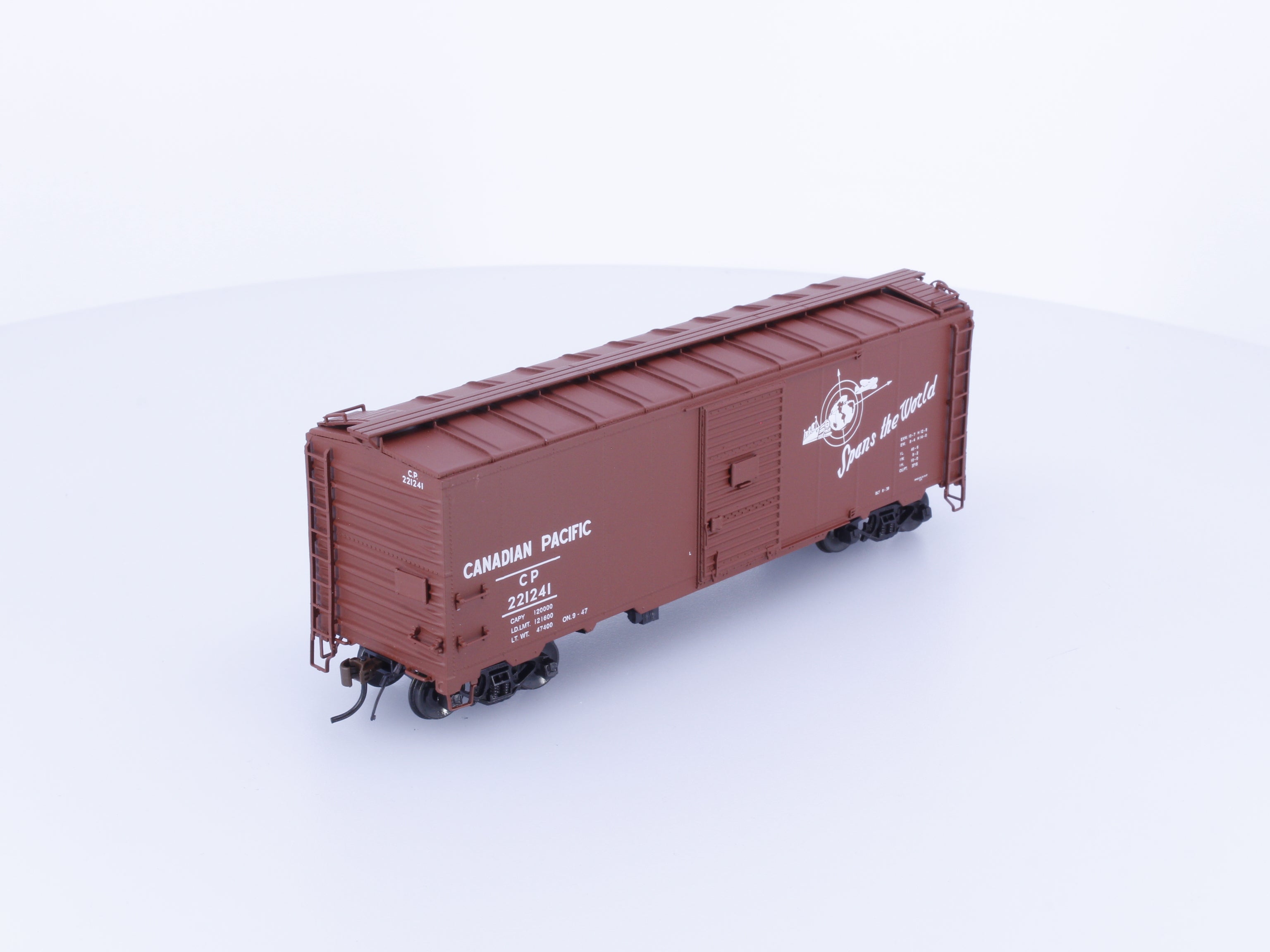 Red Caboose RR-38009-12 HO 40' 1937 AAR Single Door Boxcar Canadian Pacific (CP) 221241