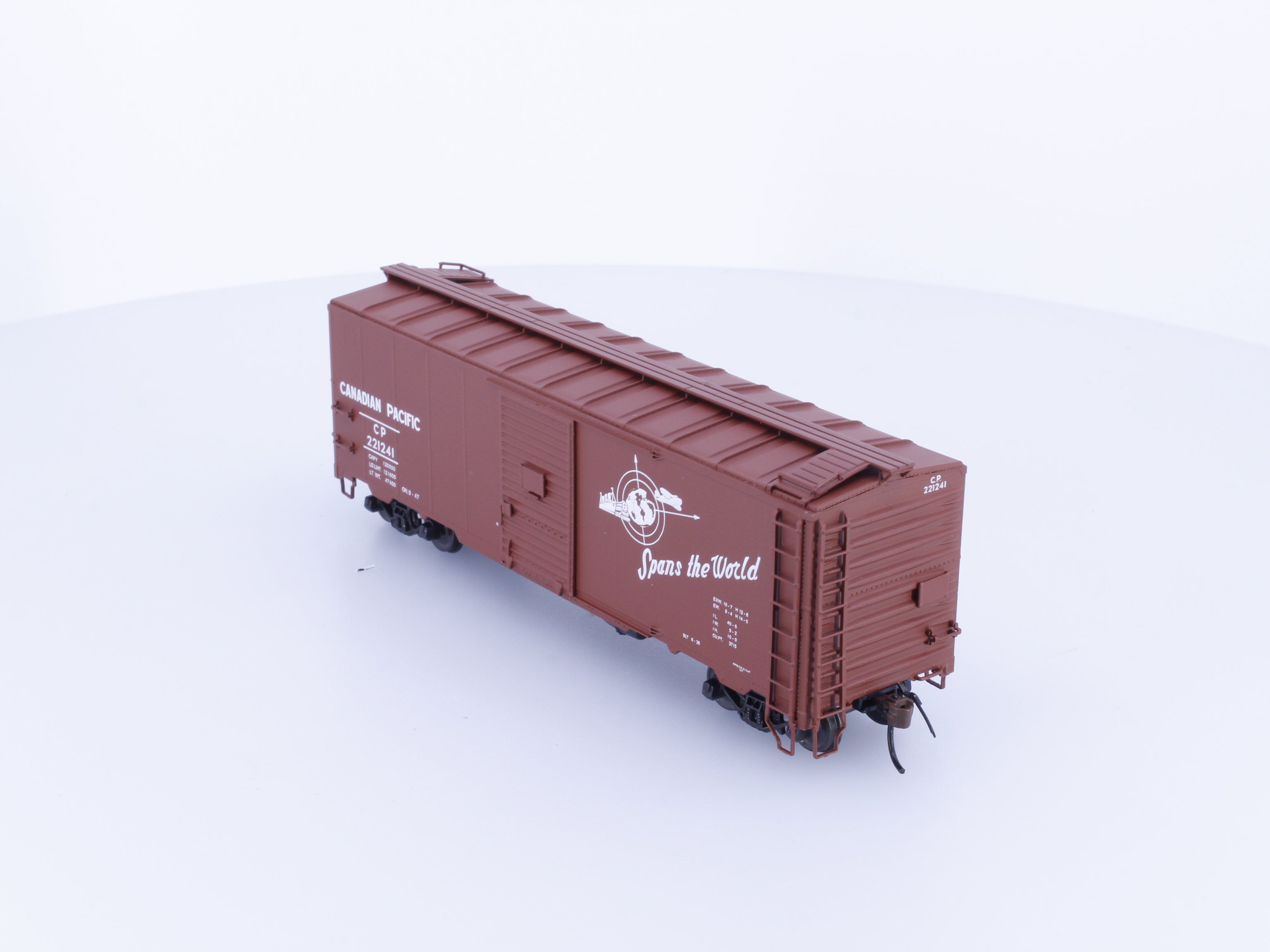 Red Caboose RR-38009-12 HO 40' 1937 AAR Single Door Boxcar Canadian Pacific (CP) 221241