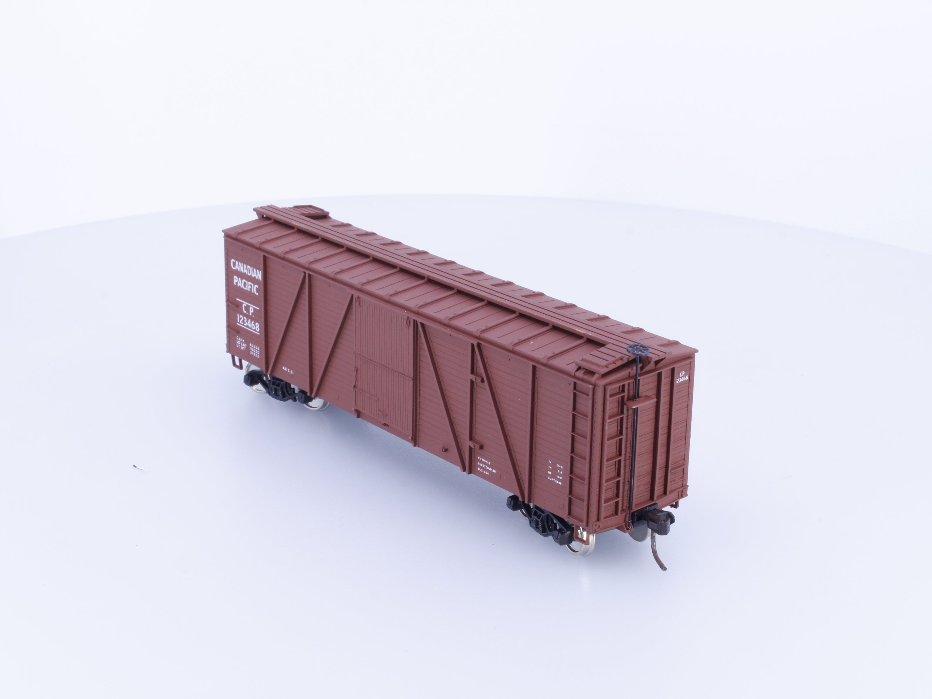 Accurail 97013 HO Accuready 40' Wood 6 Panel Boxcar #2 Canadian Pacific (CP) 123468