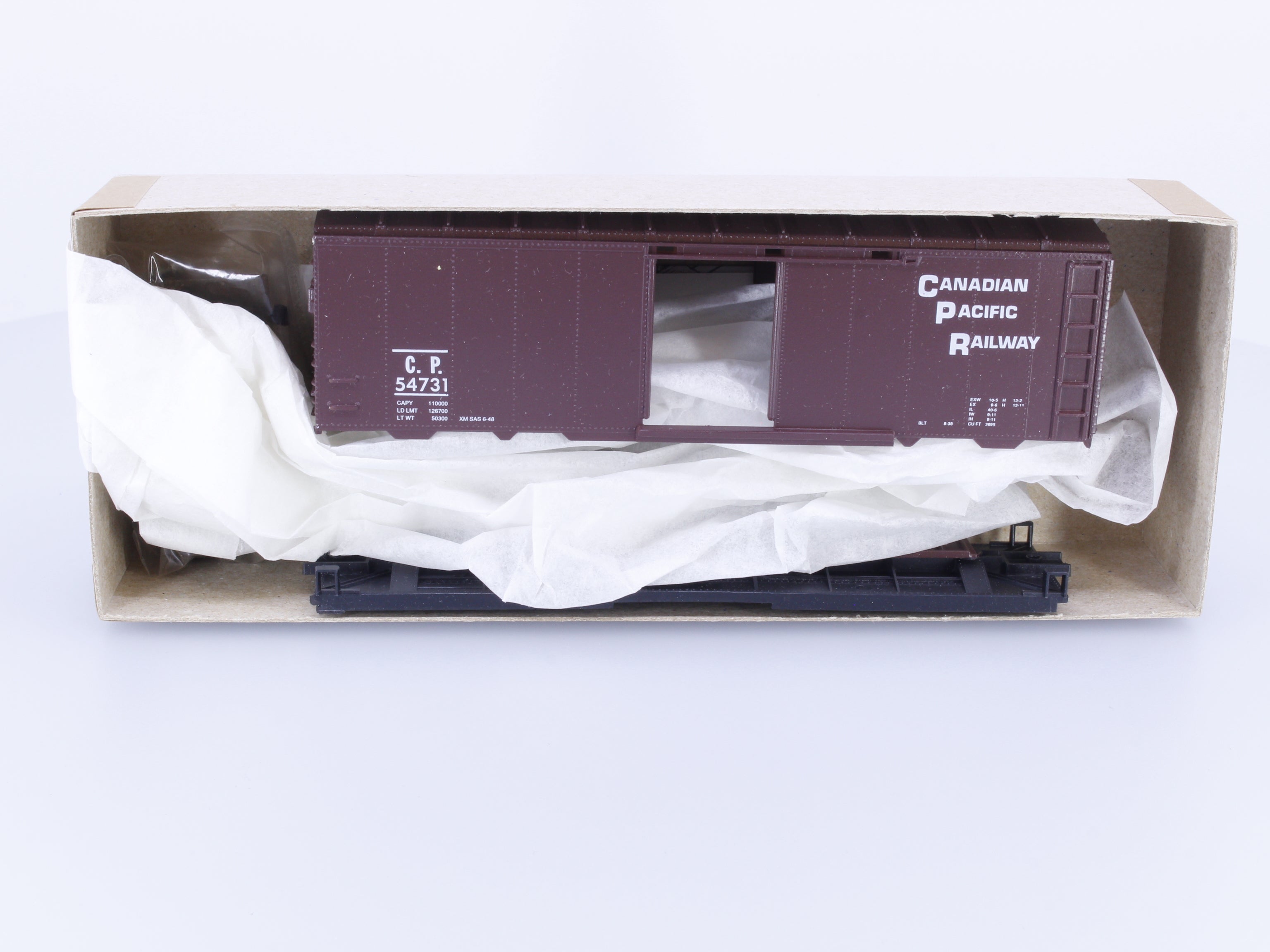 Roundhouse 1056 HO 40' AAR Boxcar Kit #3 Canadian Pacific (CP) 54731