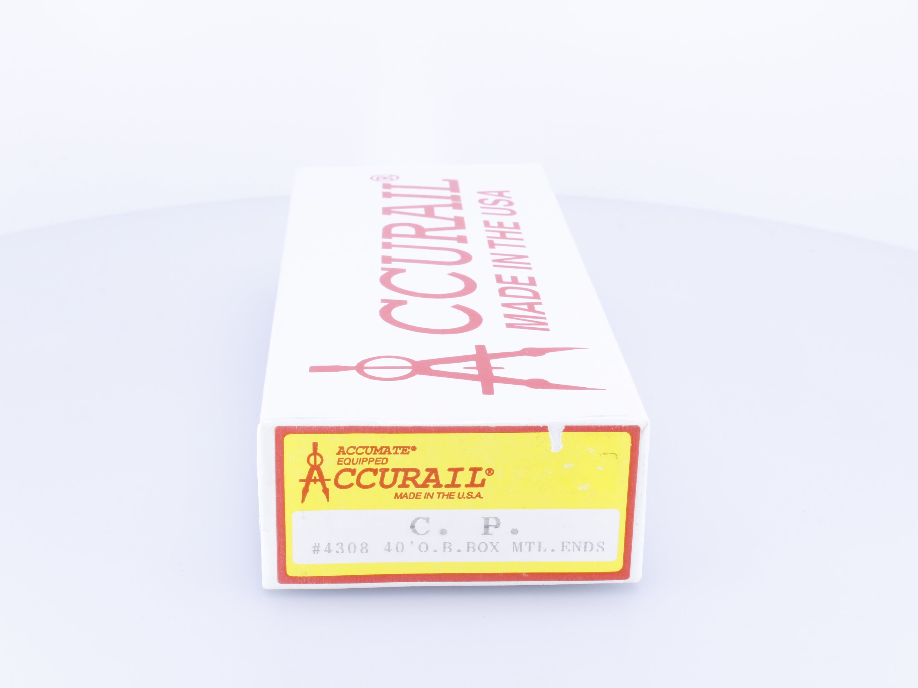 Accurail 4308 HO 40' Outside Braced Boxcar MTL Ends Kit #2 Canadian Pacific (CP) 230845