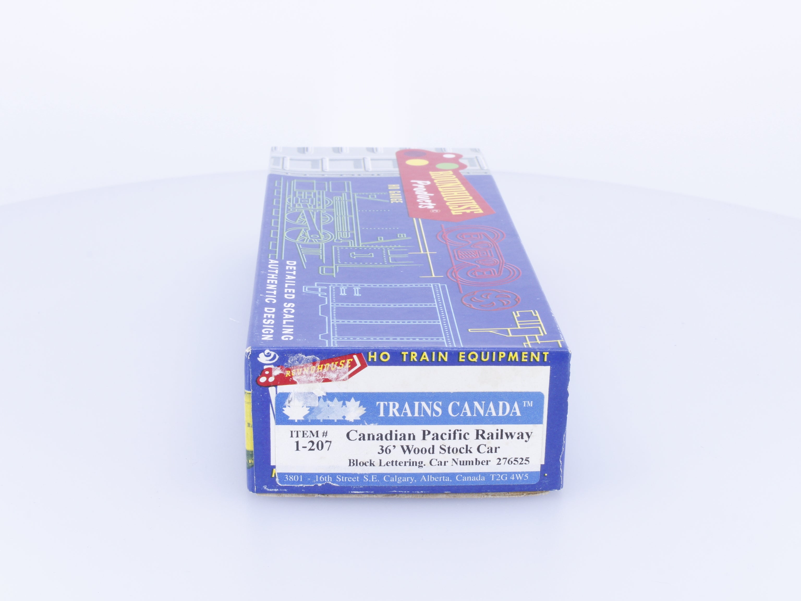Trains Canada 1-207 HO 36' Wood Stock Car Kit Canadian Pacific (CP) 276525