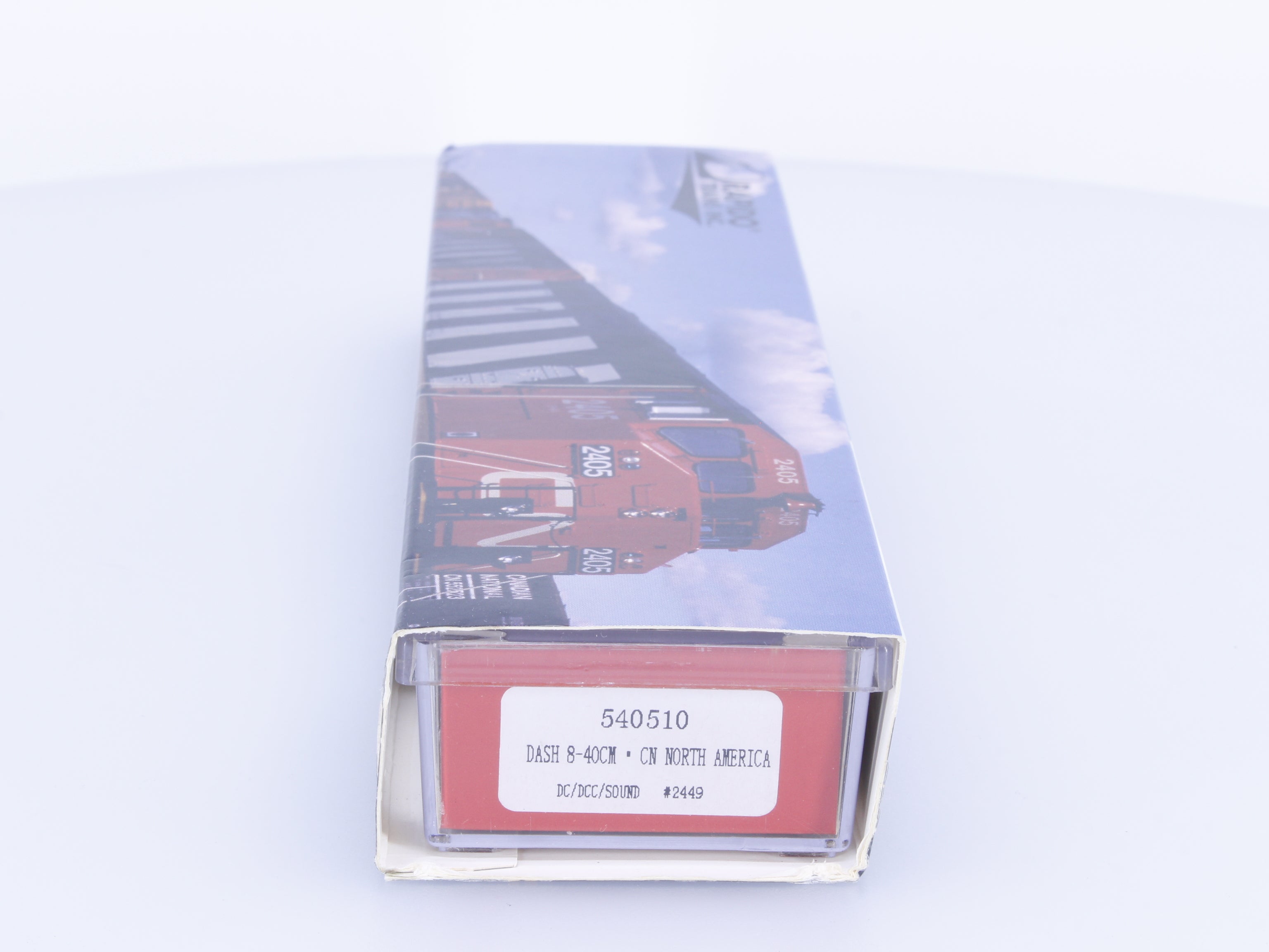 Rapido 540510 N Dash 8-40CM Diesel Locomotive Map Scheme Canadian National (CN) 2449 DCC & Sound