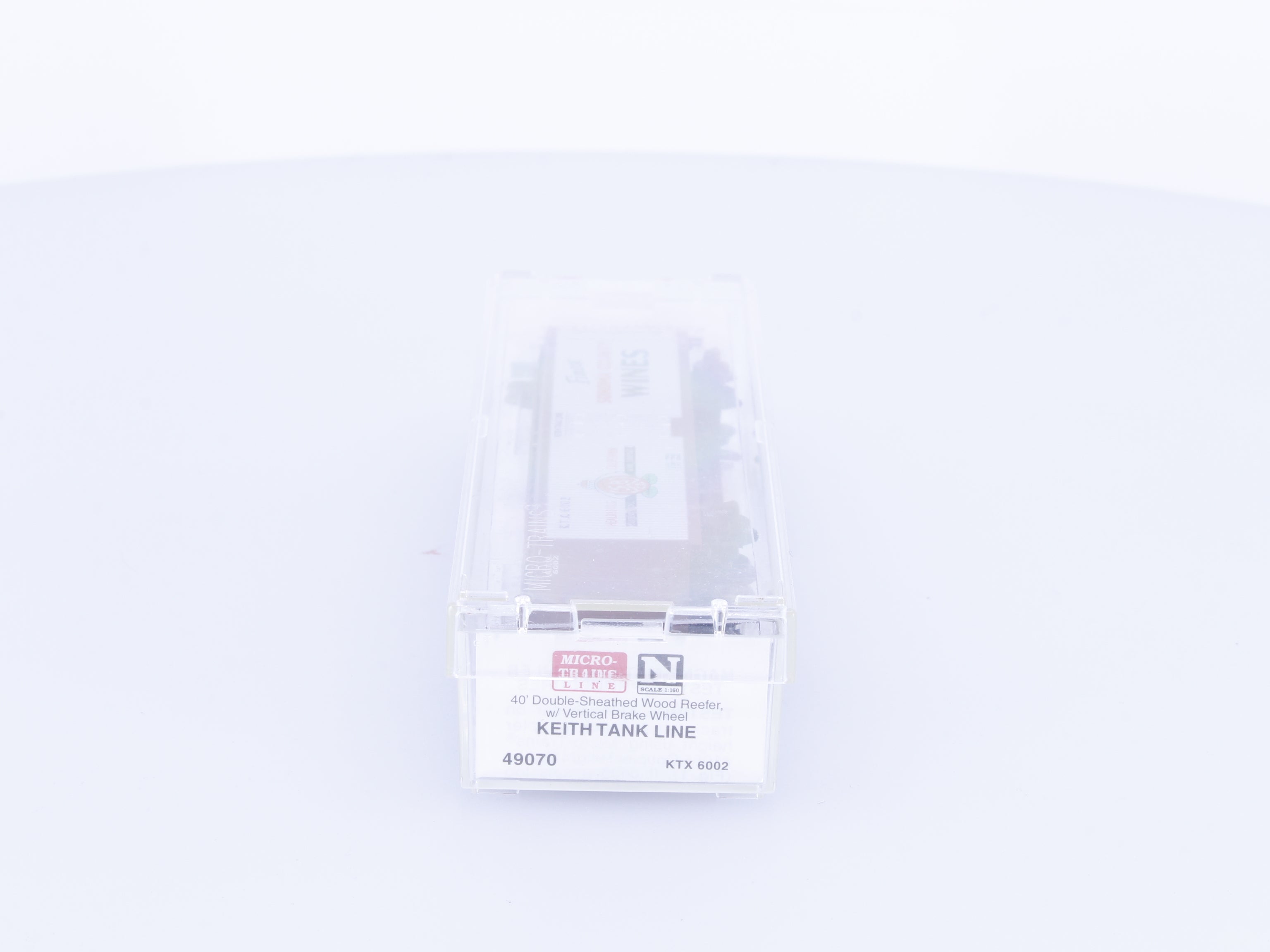 Micro Trains 49070 N 40' Double Sheathed Wood Reefer Keith Tank Lines 6002