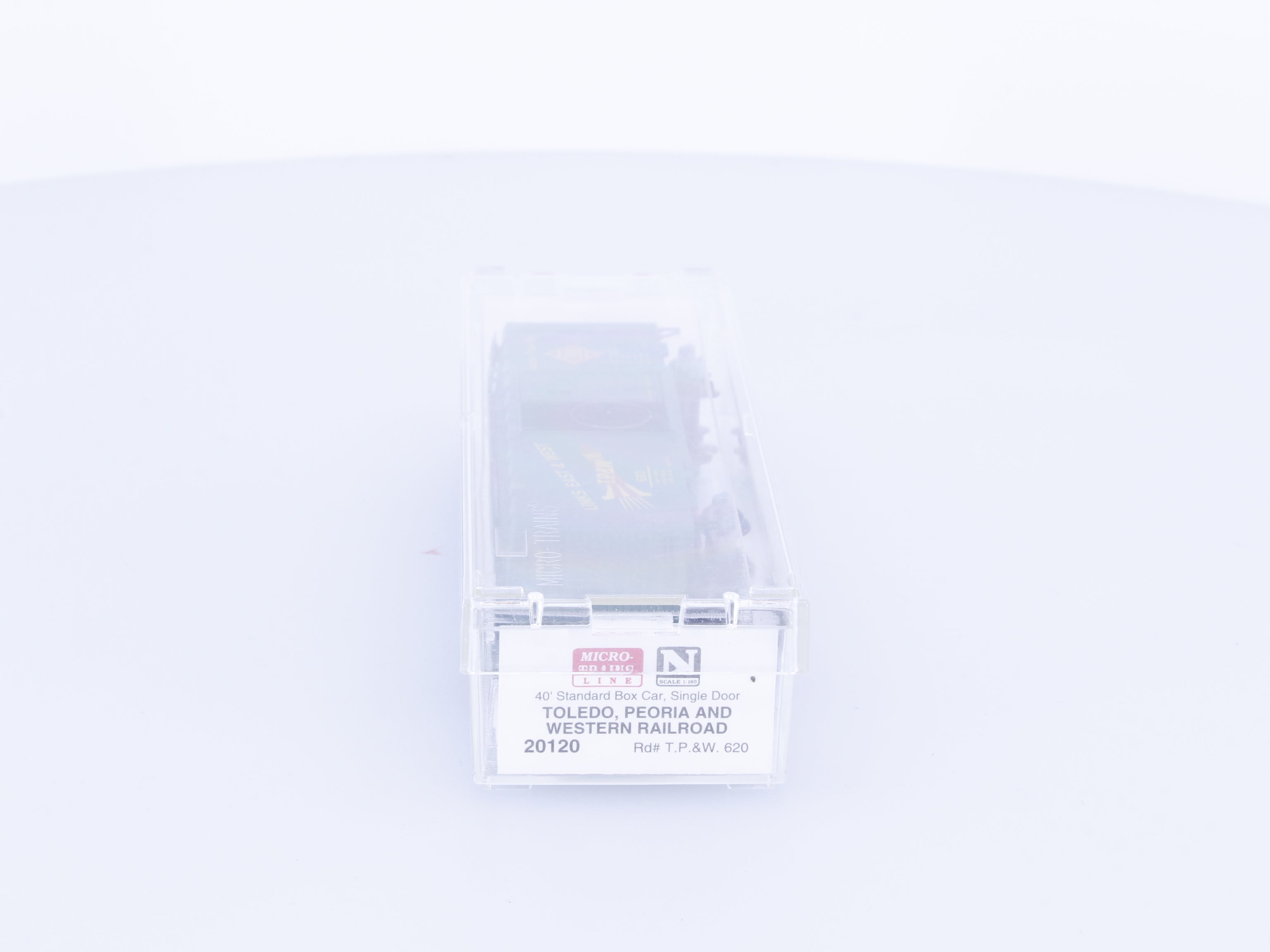 Micro Trains 20120 N 40' Standard Box Car Single Door Toledo Peoria and Western (TPW) 620
