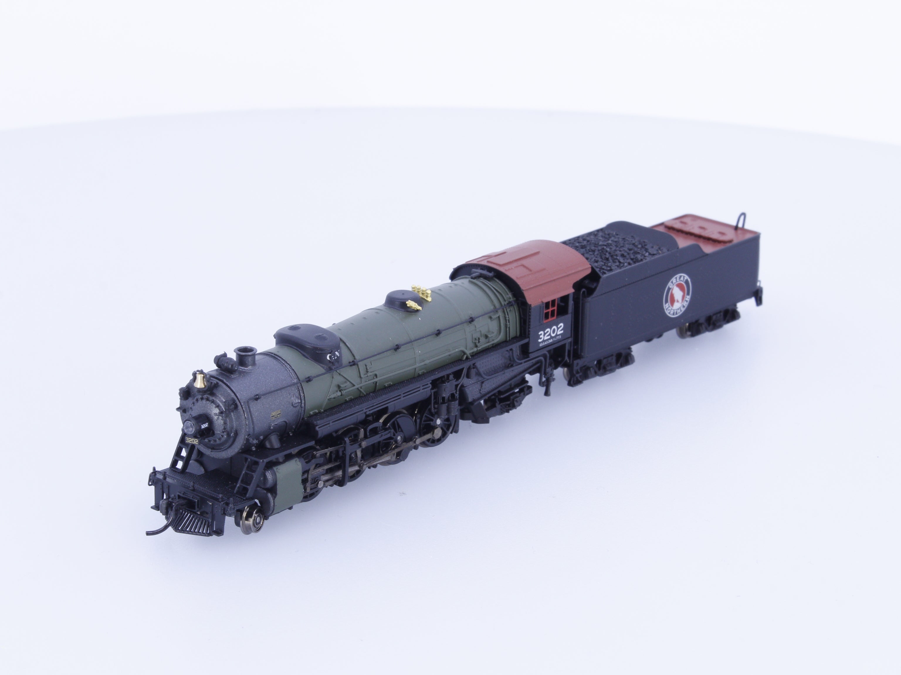 Broadway Limited Imports 3974 N USRA Heavy Mikado 2-8-2 Steam Locomotive Great Northern (GN) 3202 DCC & Sound