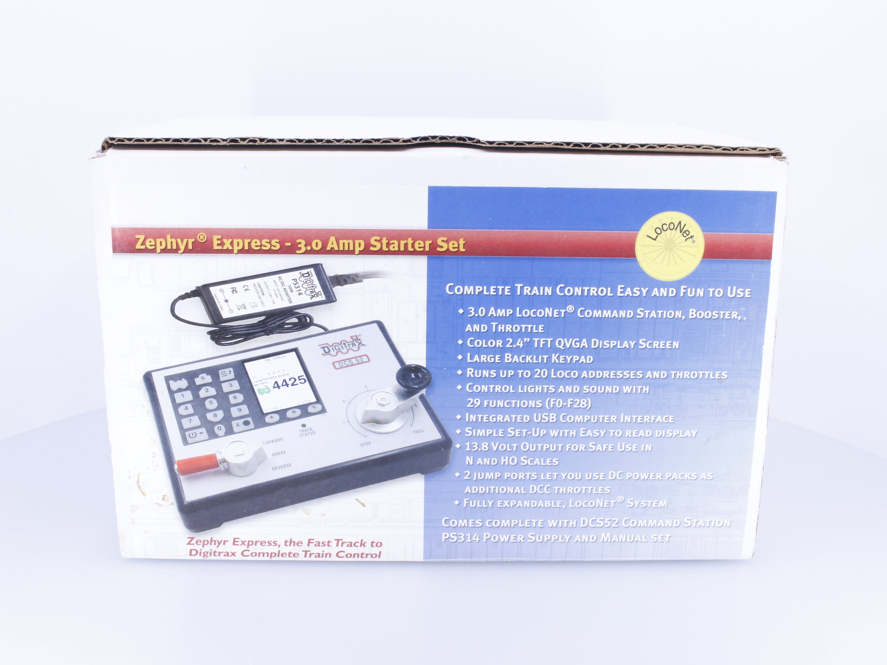 Digitrax Zephyr Express HO Zephyr Express 3.0 Amp Starter Set