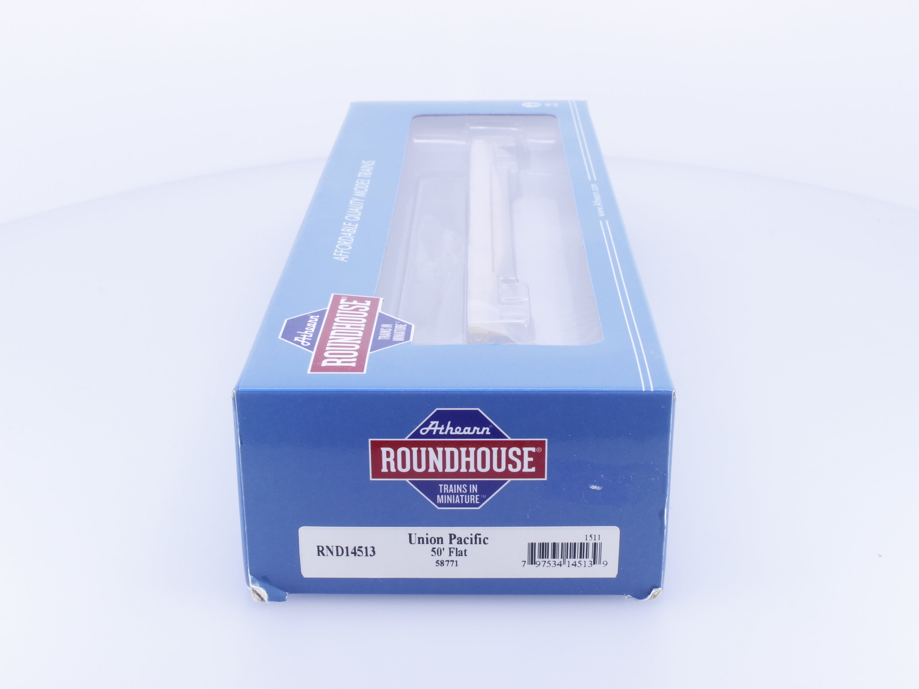 Athearn RND14513 HO 50' Flat Car Union Pacific (UP) 58771