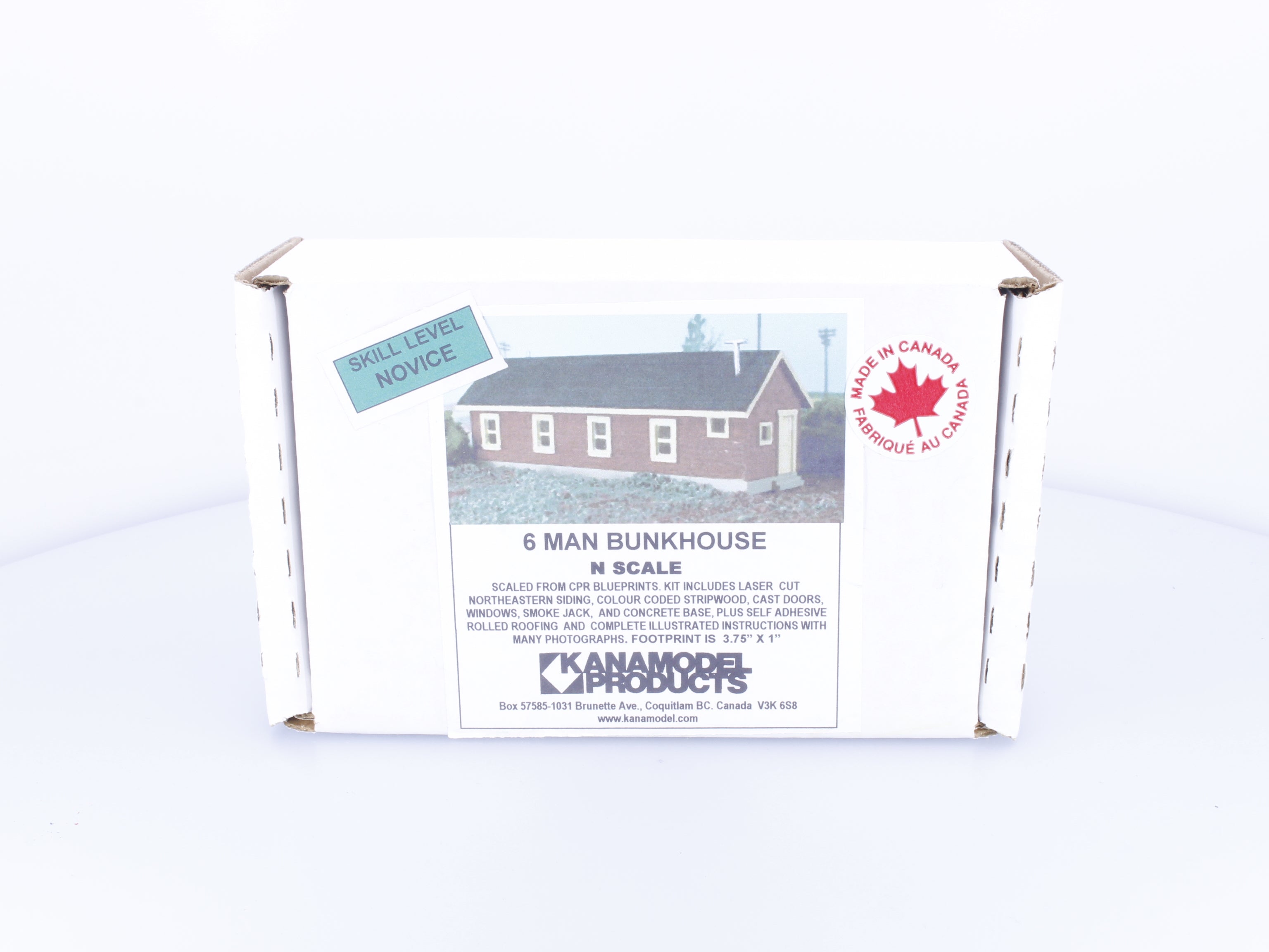 Kanamodel Products 6008 N 6 Man Bunkhouse Canadian Pacific (CP)