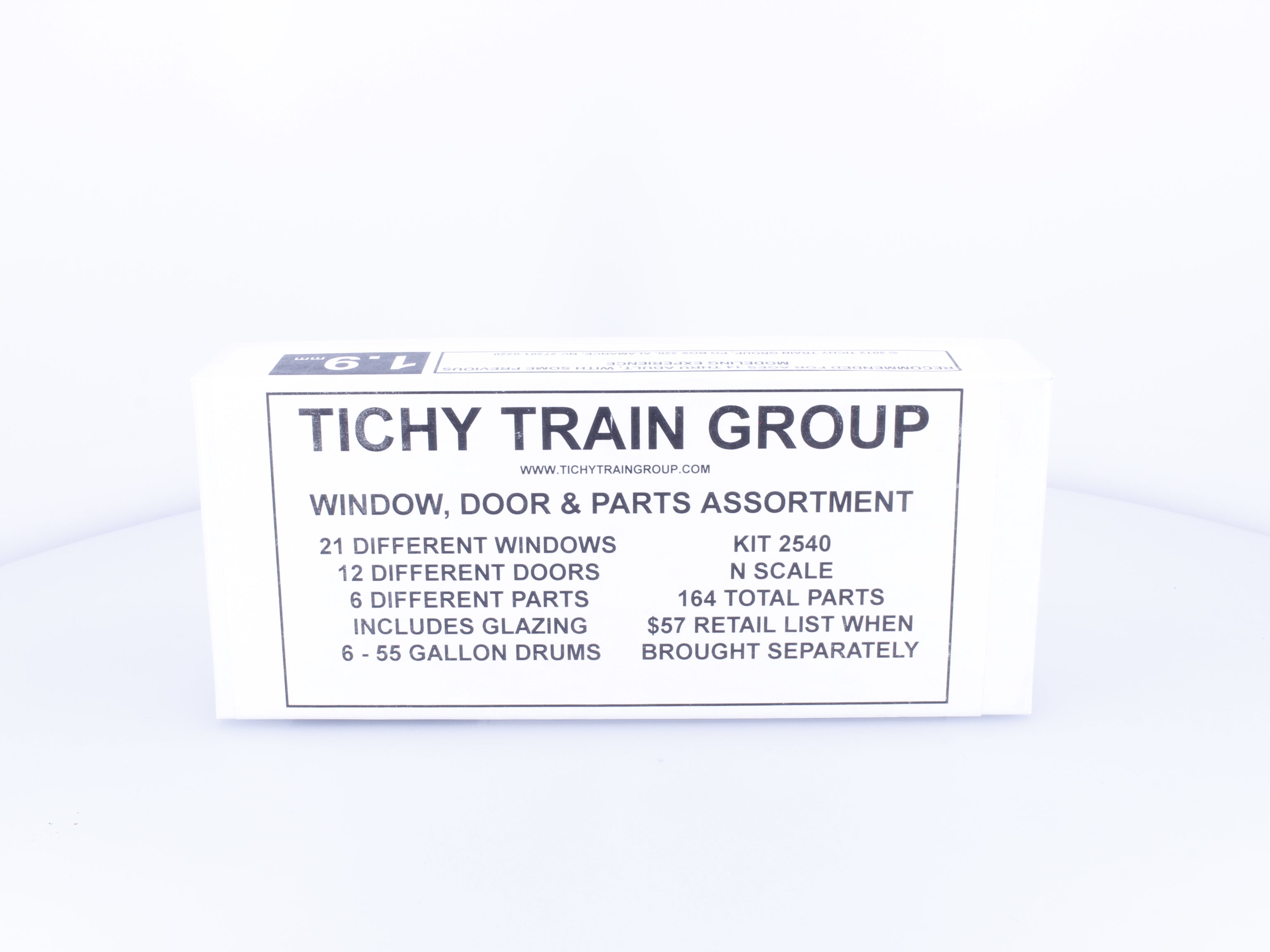 Tichy Train Group 2540 N Window, Door & Part Assortment 164 Pcs