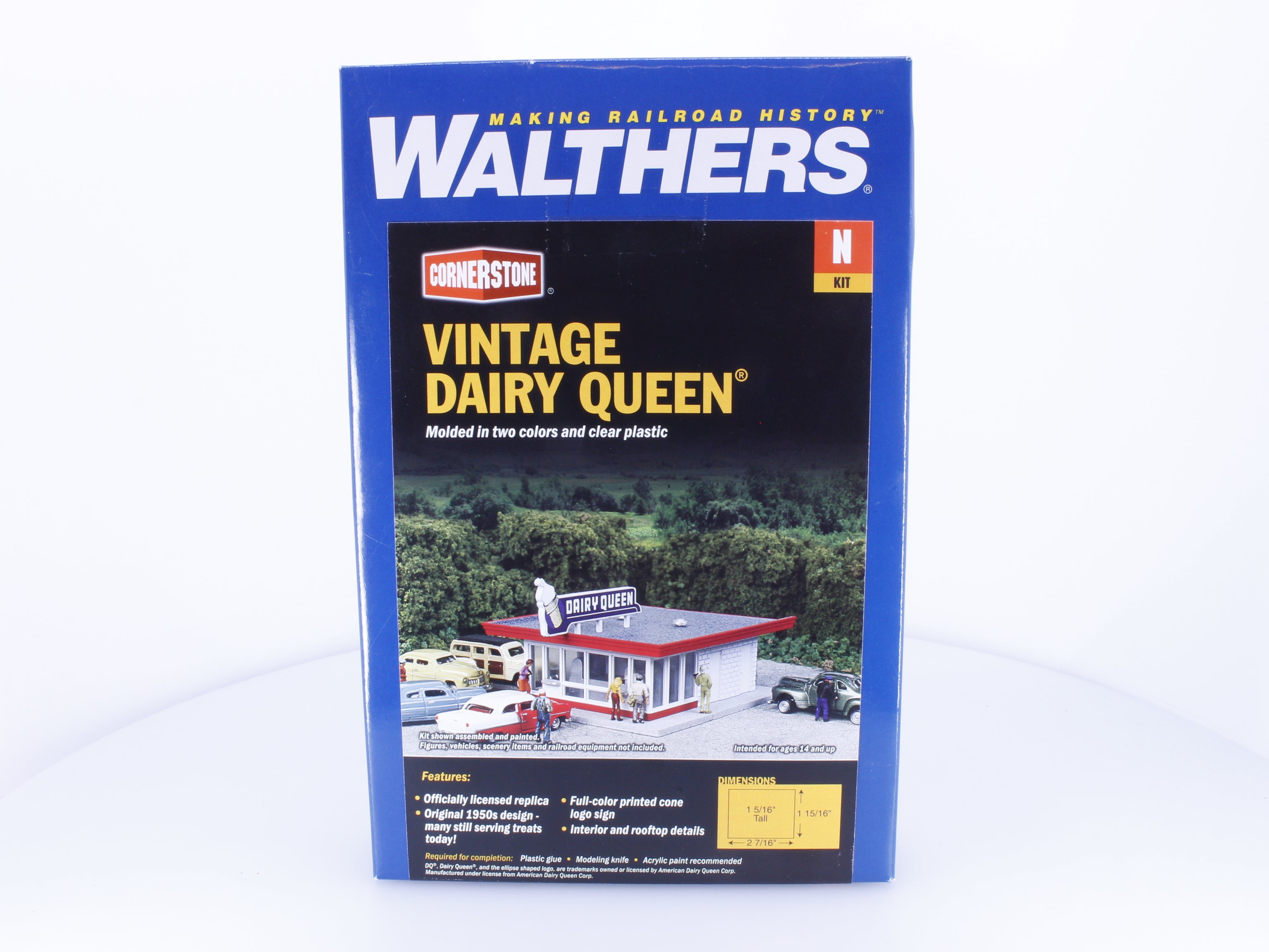 Walthers 933-3845 N Vintage Dairy Queen