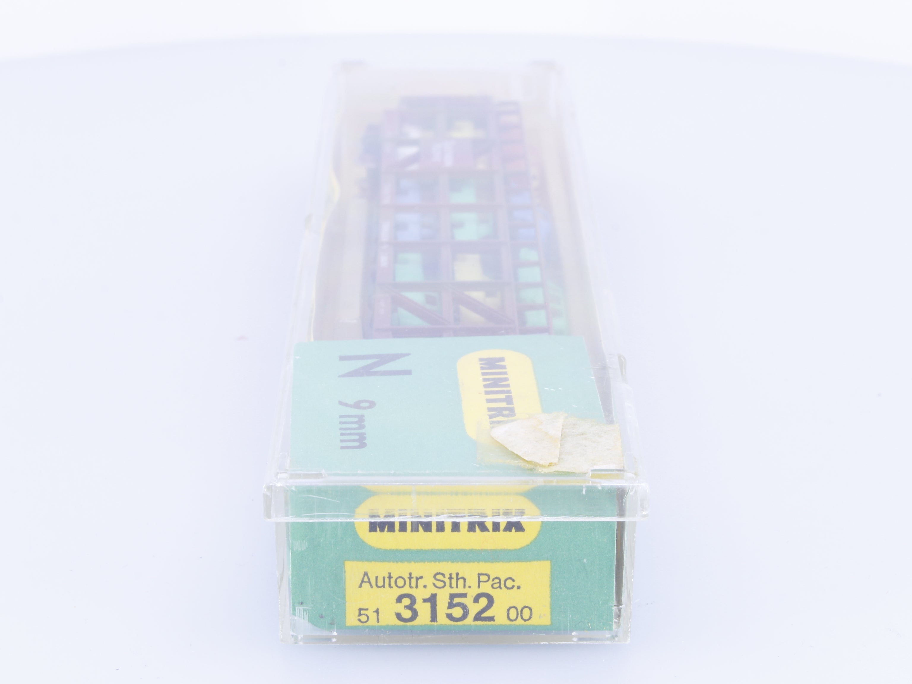 Minitrix 51315200 N Tri Level Open Autorack (TTX) Southern Pacific (SP) 71014