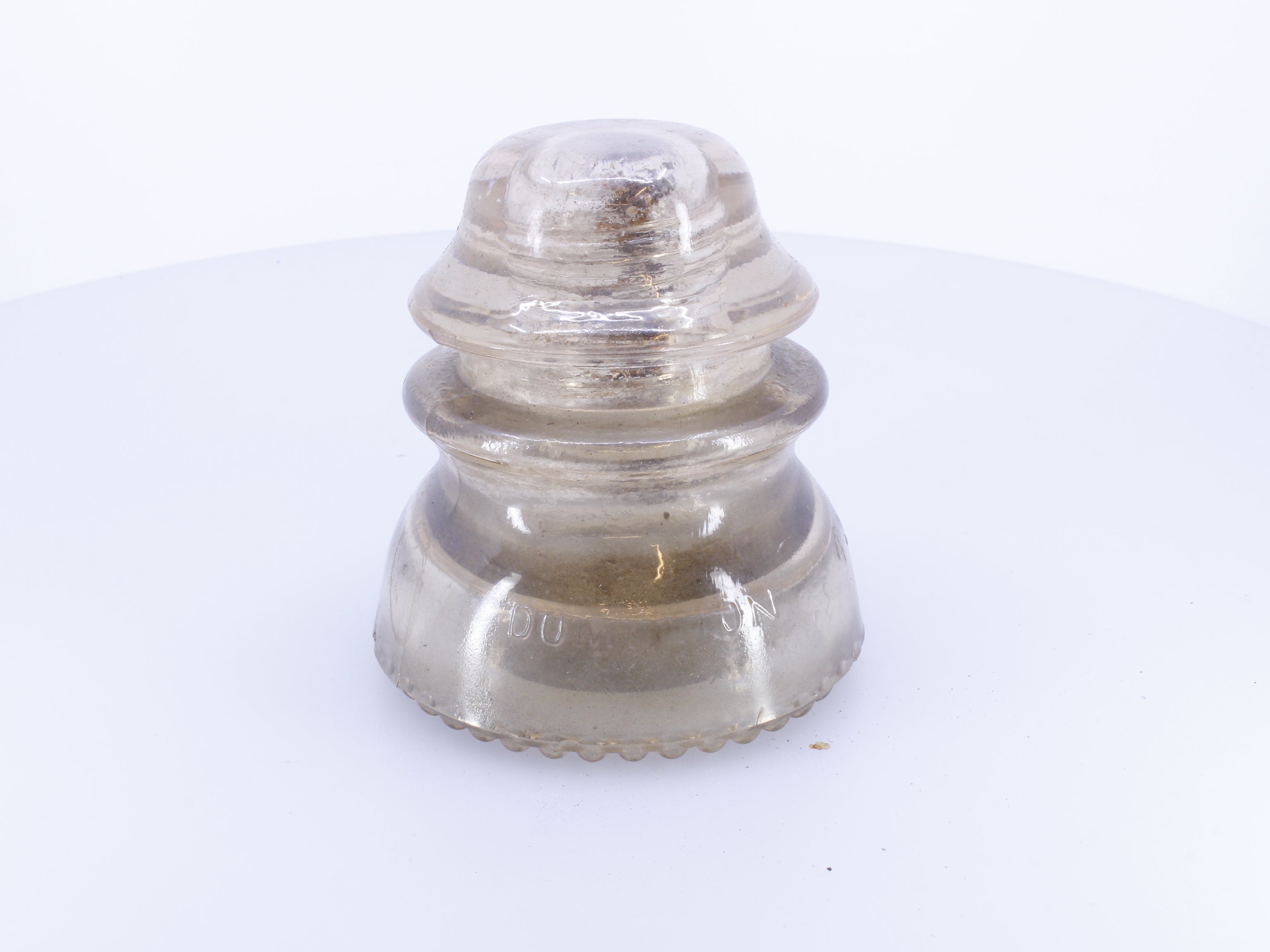 Dominion 42 Rose Pink Glass Insulator #2