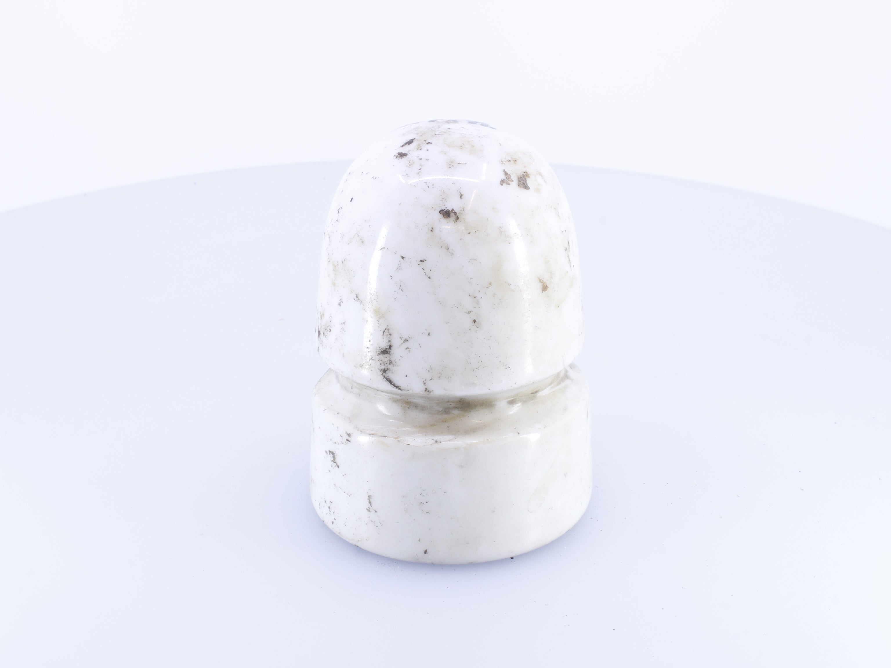 CPR White Porcelain Insulator #2 Canadian Pacific (CP)