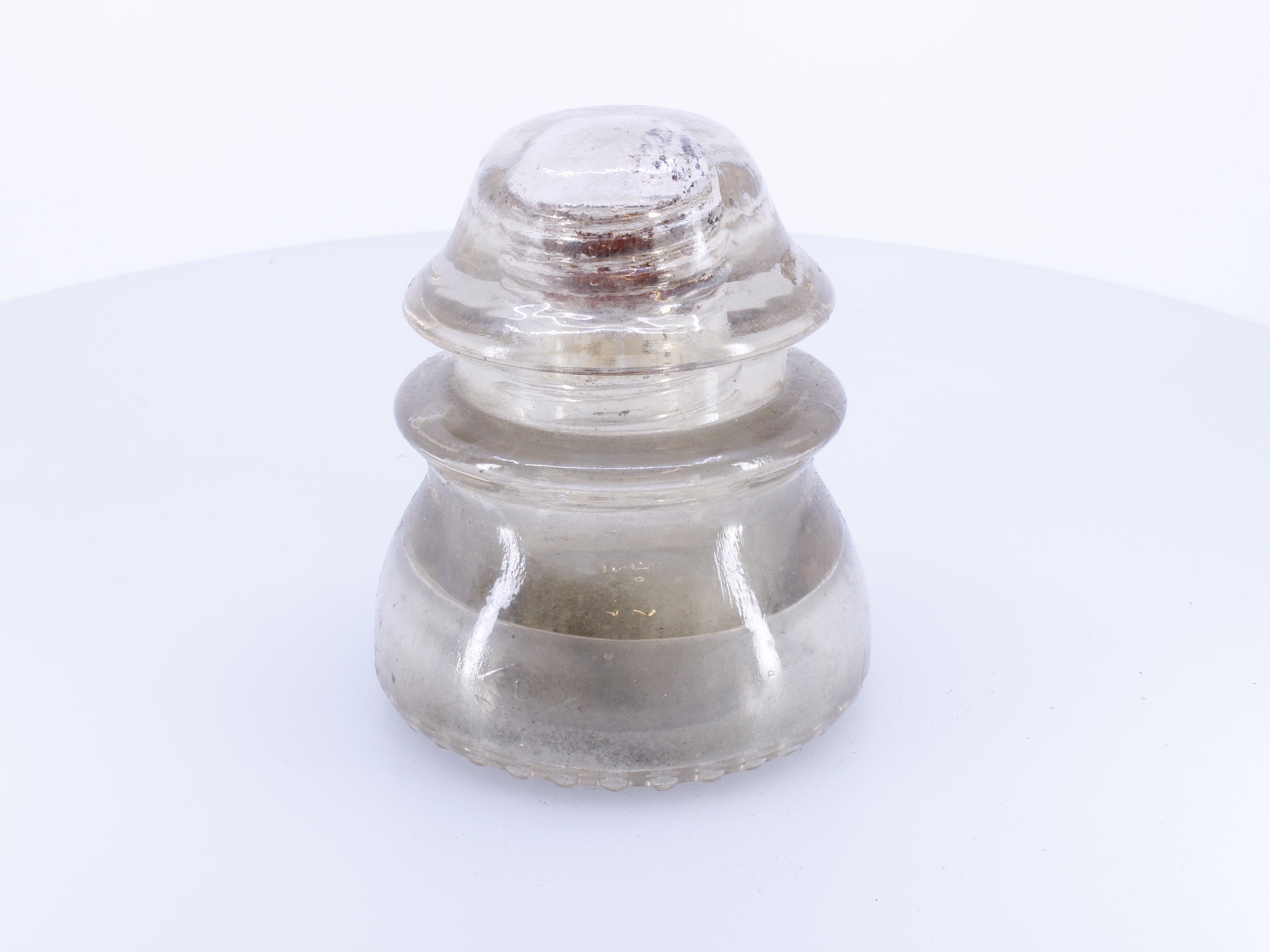 Dominion 42 Rose Pink Glass Insulator