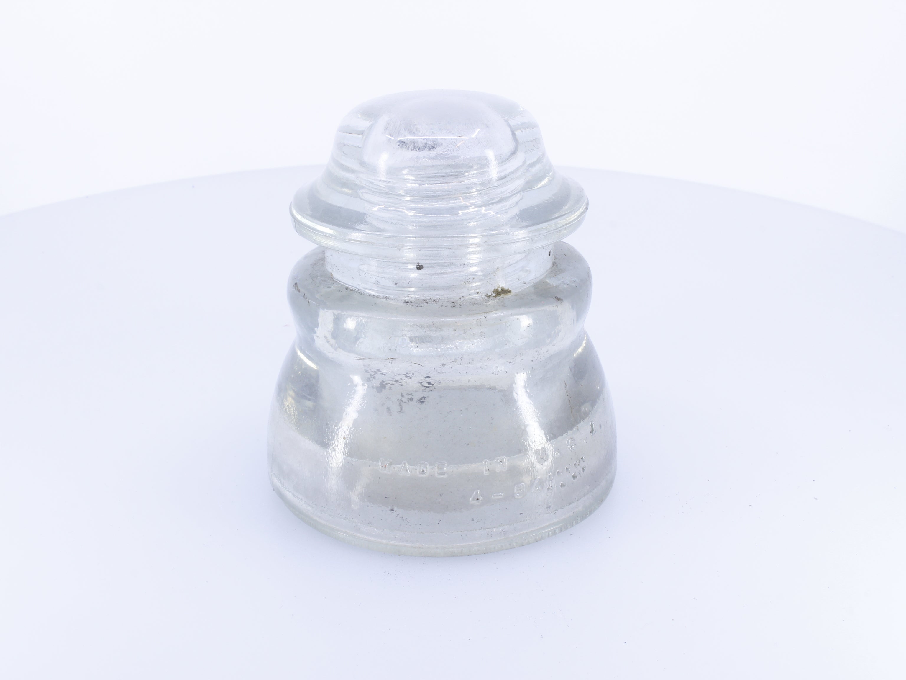 Hemingray 45 Clear Glass Insulator 4-54