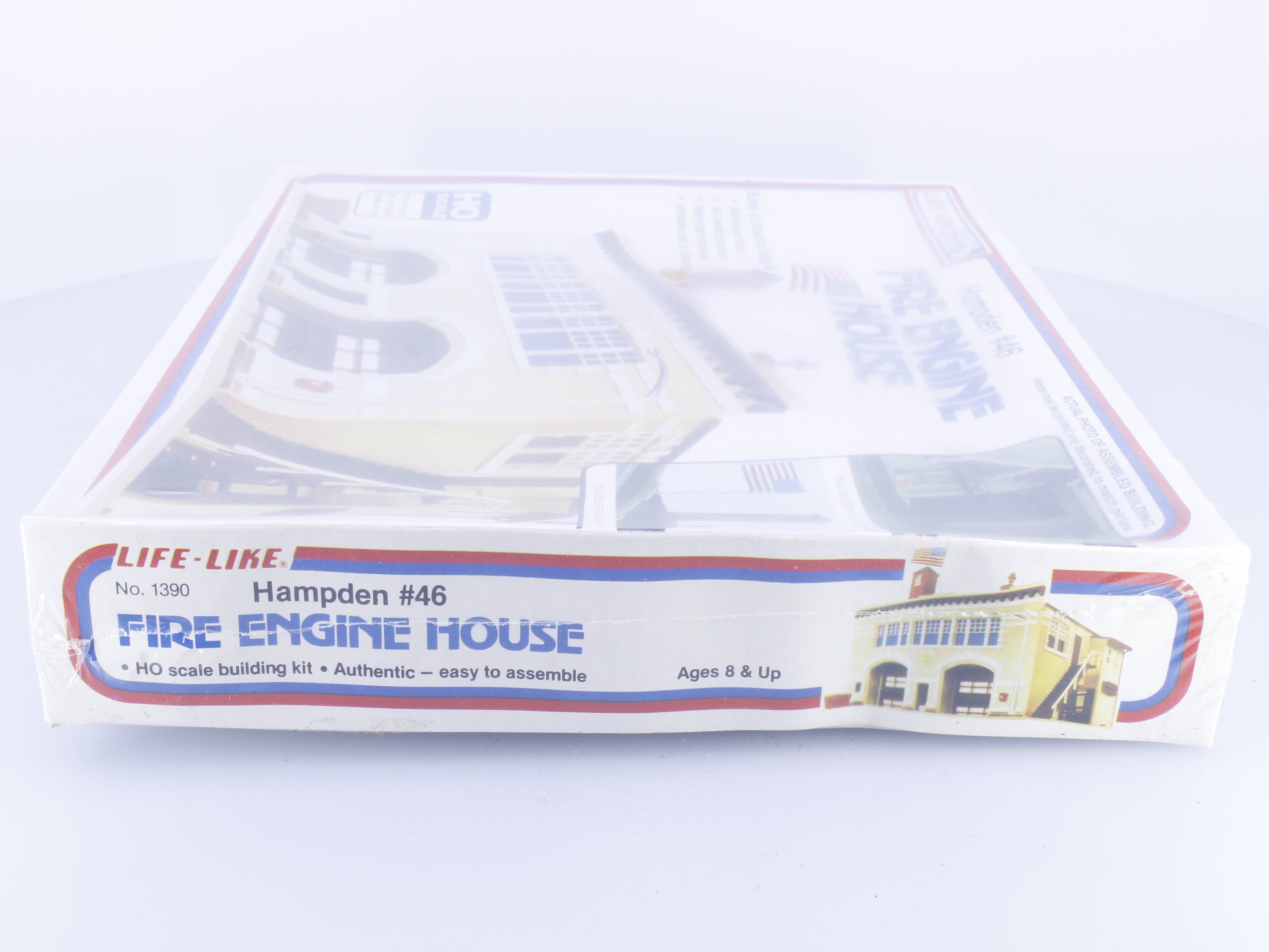 Life-Like 1390 HO Hampden #46 Fire Engine House Sealed Kit